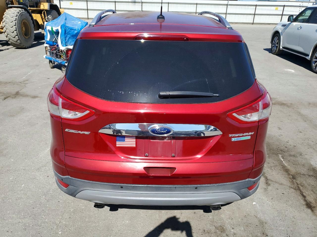 2014 Ford Escape Titanium Maroon vin: 1FMCU0J99EUD31766