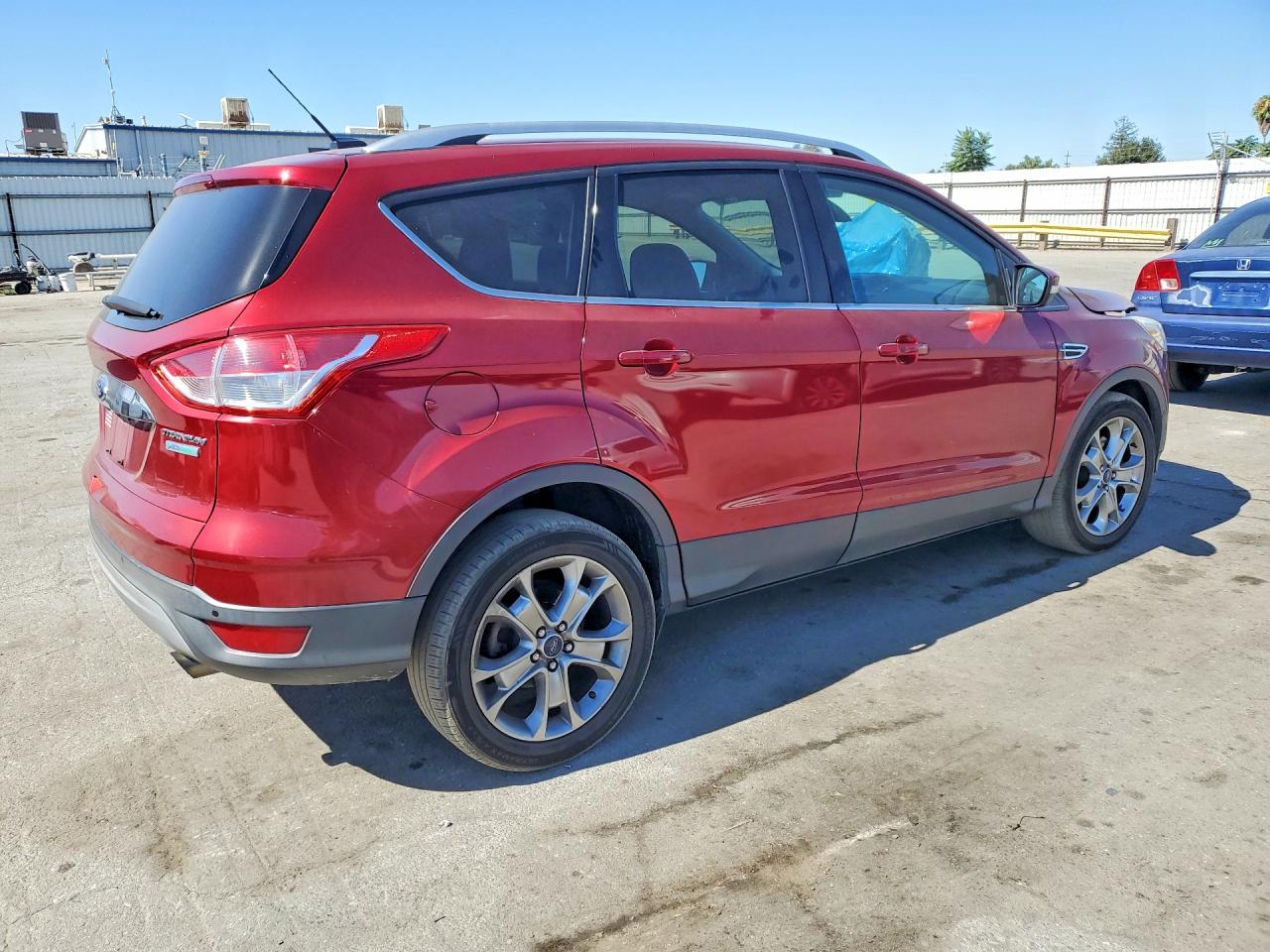 2014 Ford Escape Titanium Maroon vin: 1FMCU0J99EUD31766