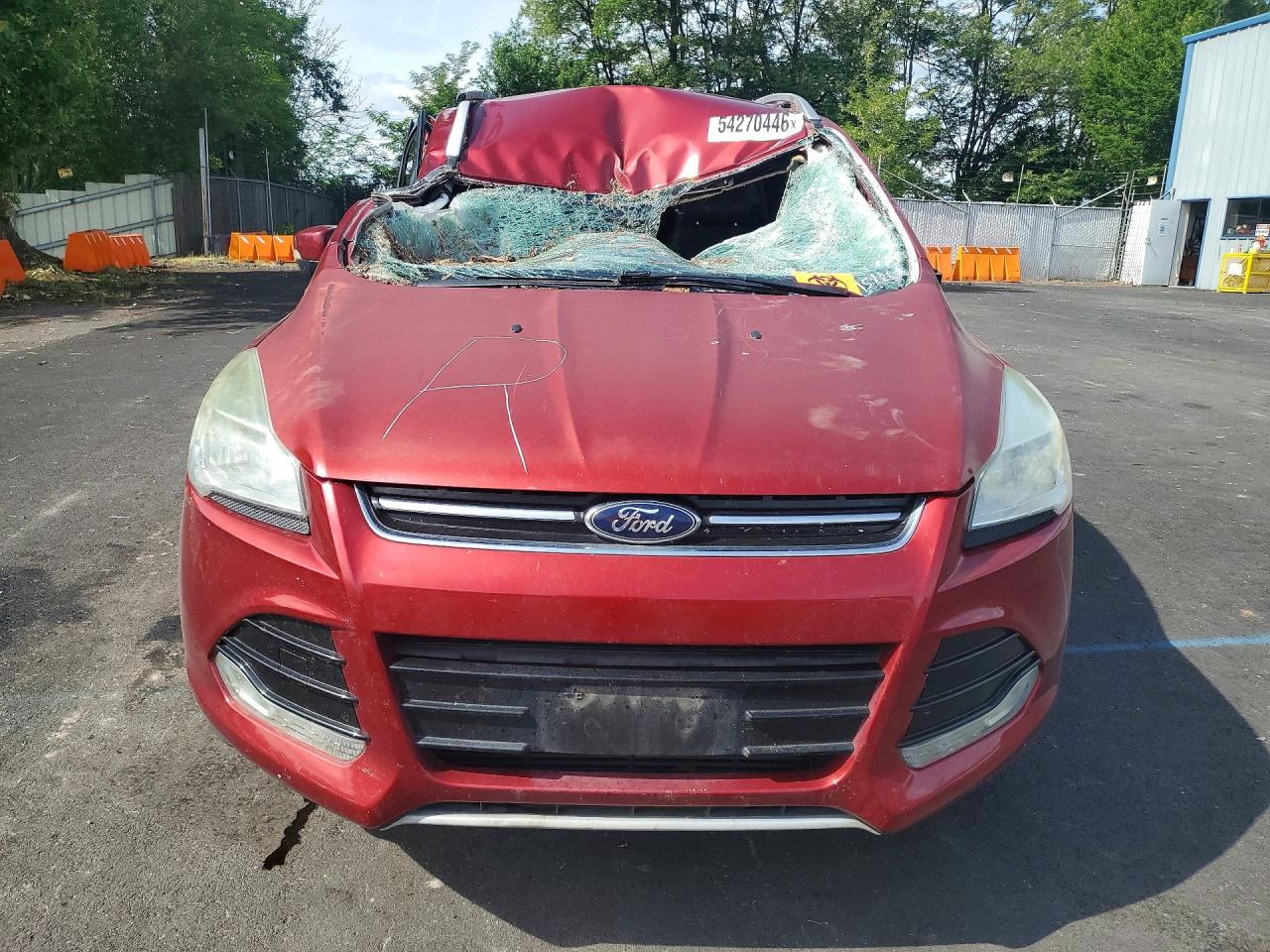 2014 Ford Escape Titanium Burgundy vin: 1FMCU0J99EUD51421