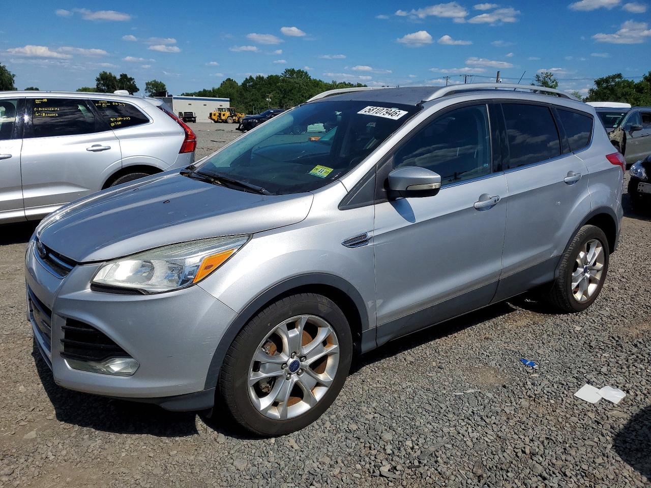 2014 Ford Escape Silver vin: 1FMCU0J99EUD67182