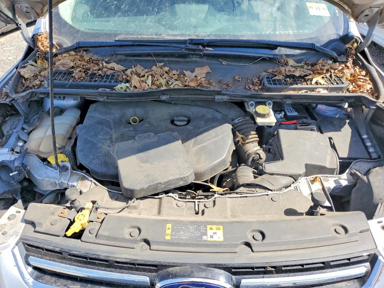 2014 Ford Escape Silver vin: 1FMCU0J99EUD67182