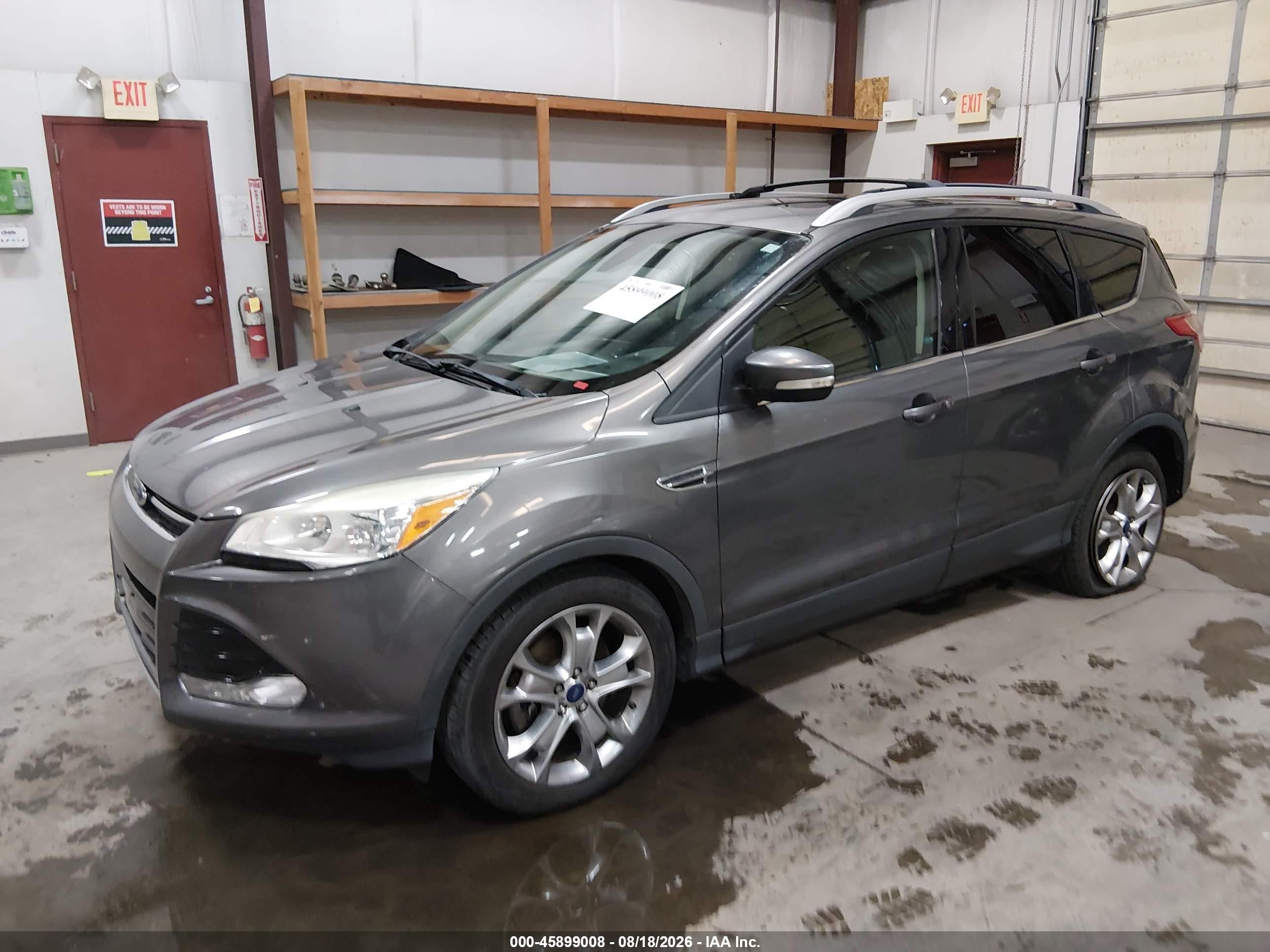 2014 Ford Escape Titanium Gray vin: 1FMCU0J99EUD94656
