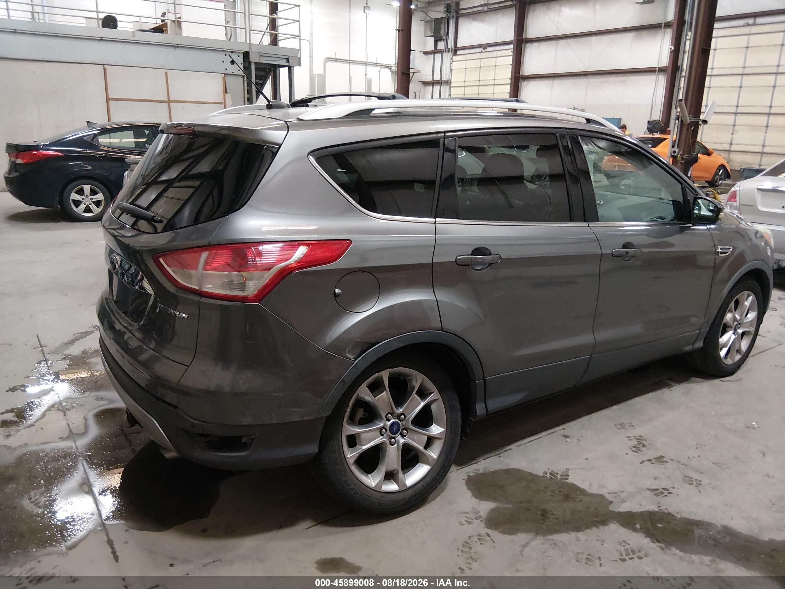 2014 Ford Escape Titanium Gray vin: 1FMCU0J99EUD94656