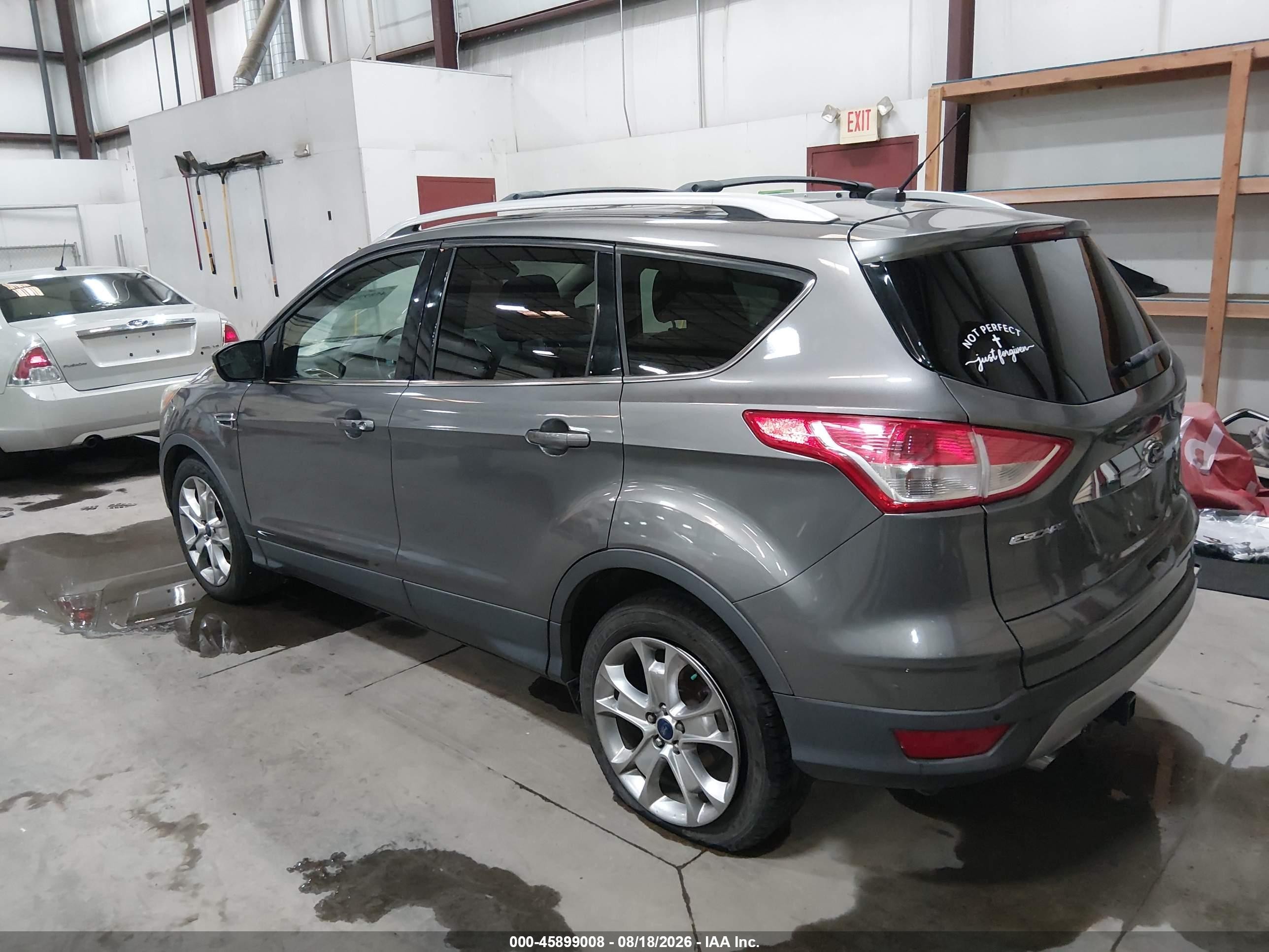 2014 Ford Escape Titanium Gray vin: 1FMCU0J99EUD94656