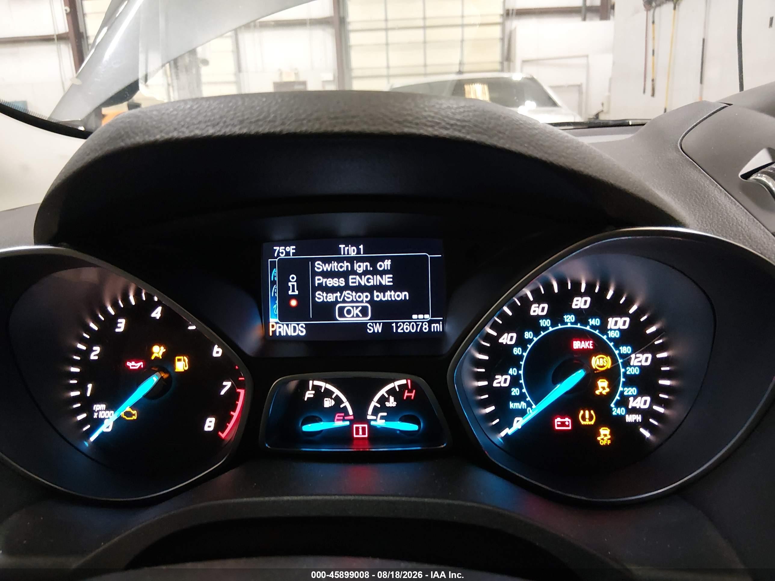 2014 Ford Escape Titanium Gray vin: 1FMCU0J99EUD94656