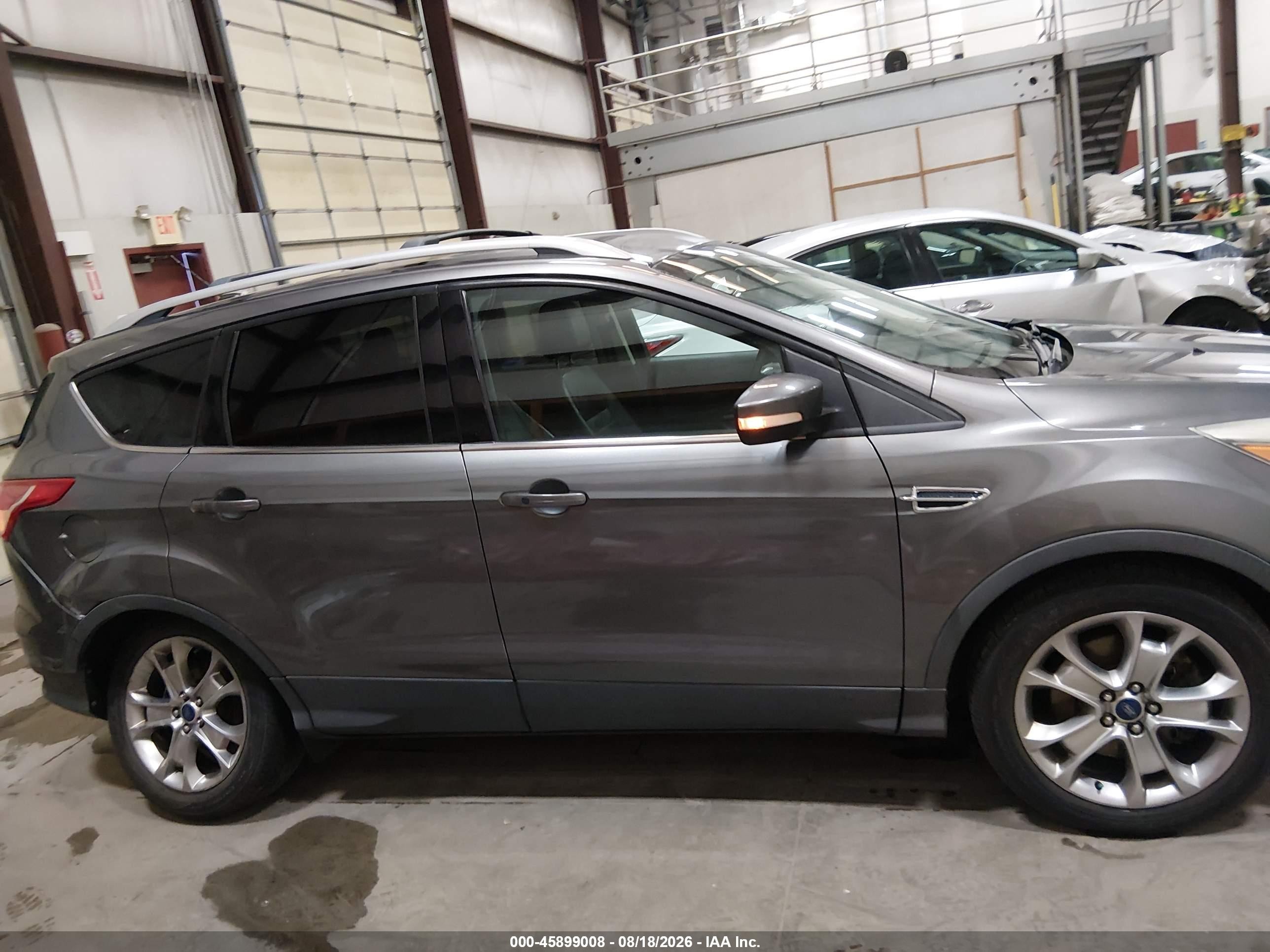 2014 Ford Escape Titanium Gray vin: 1FMCU0J99EUD94656