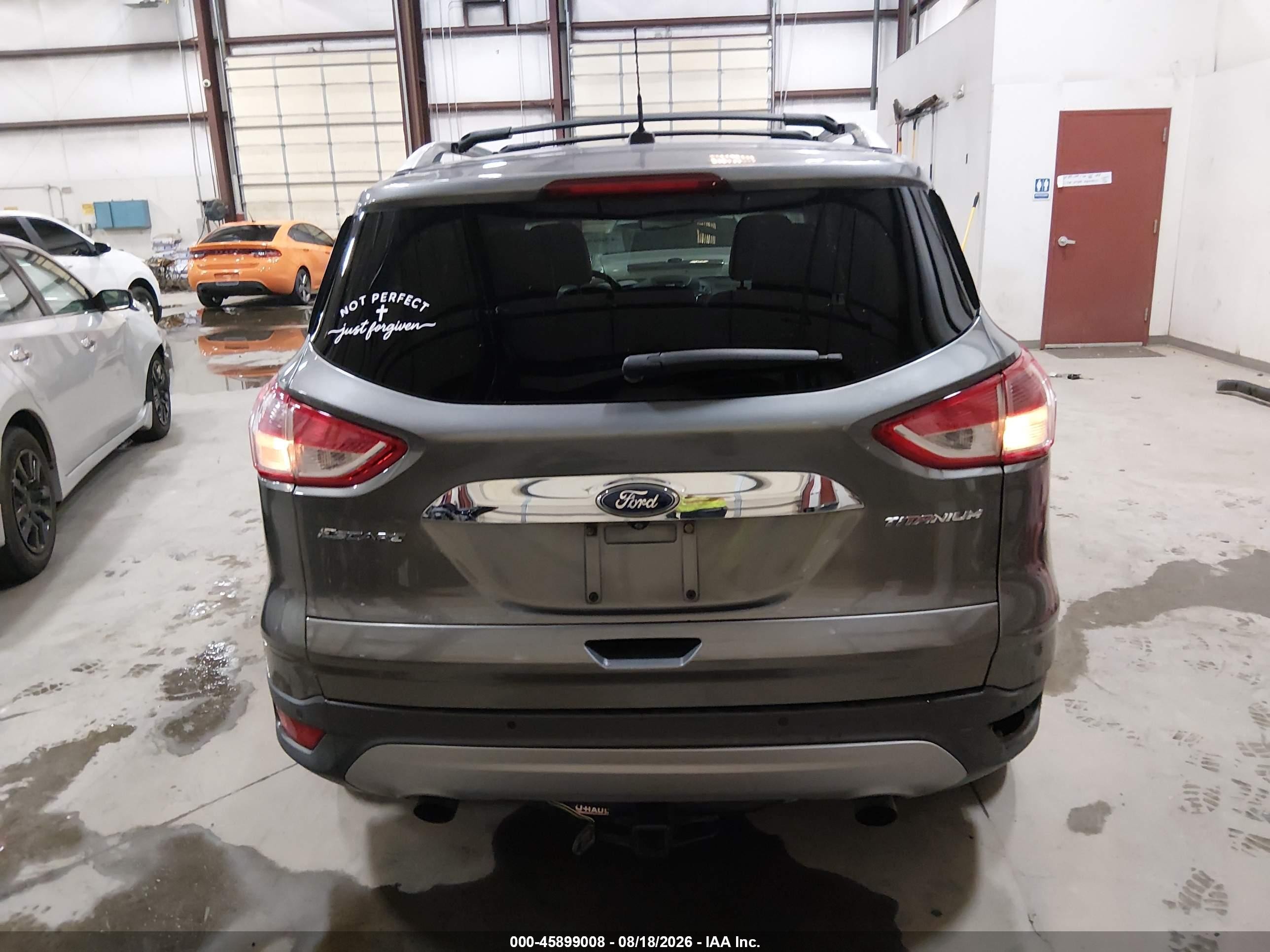 2014 Ford Escape Titanium Gray vin: 1FMCU0J99EUD94656