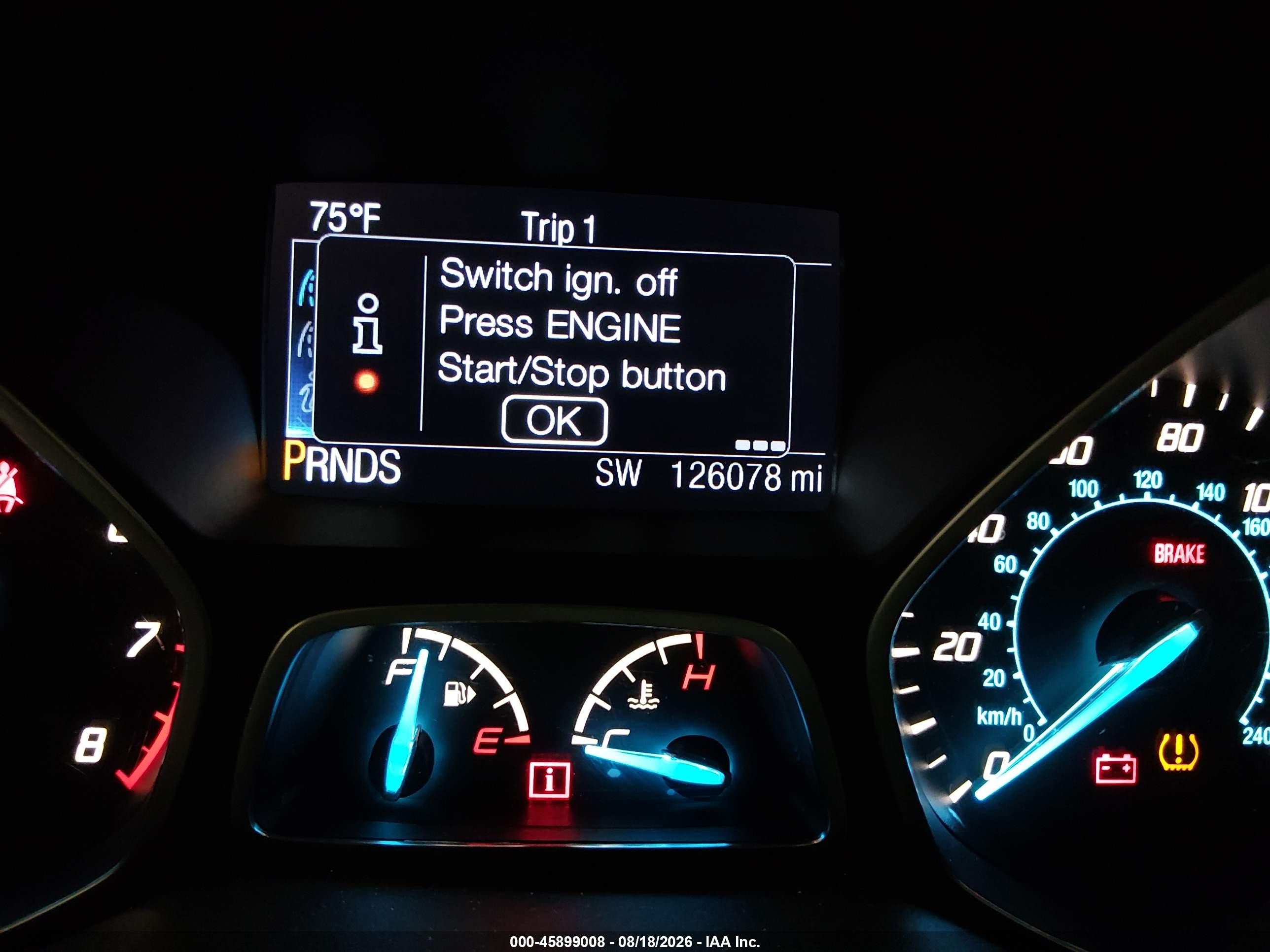 2014 Ford Escape Titanium Gray vin: 1FMCU0J99EUD94656