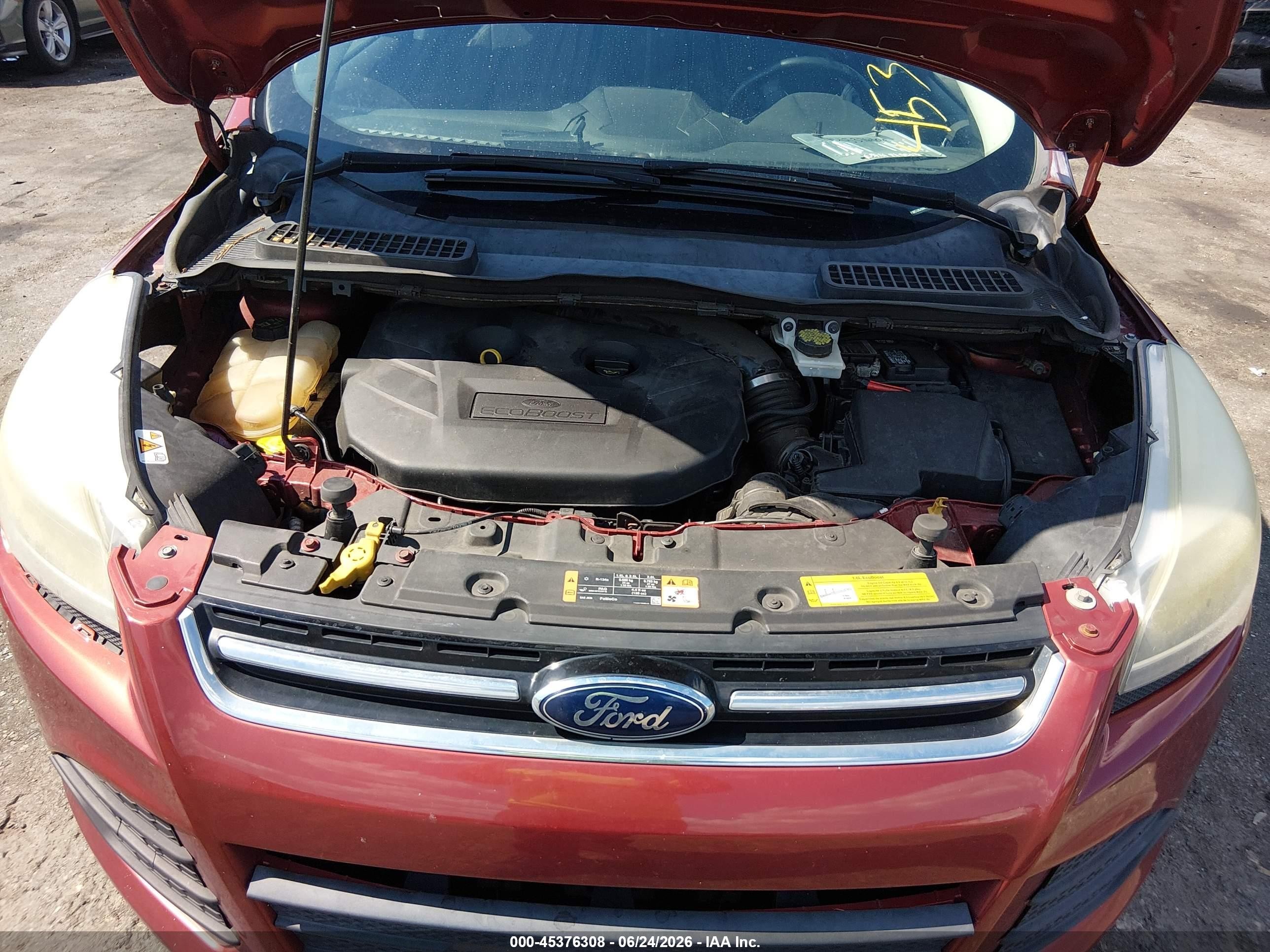 2014 Ford Escape Titanium Orange vin: 1FMCU0J99EUE21371