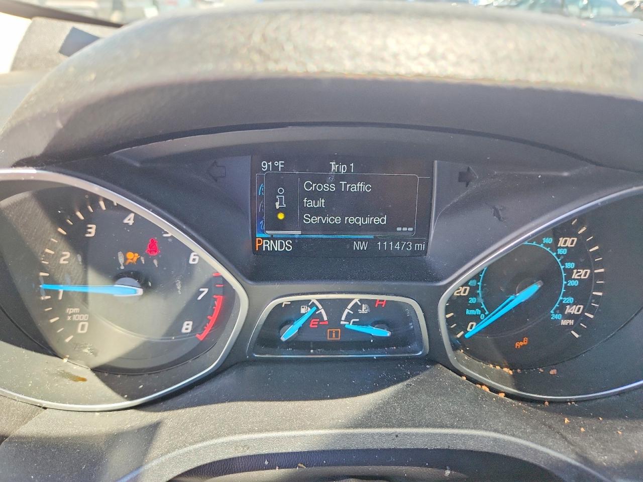 2014 Ford Escape Titanium White vin: 1FMCU0J99EUE38882