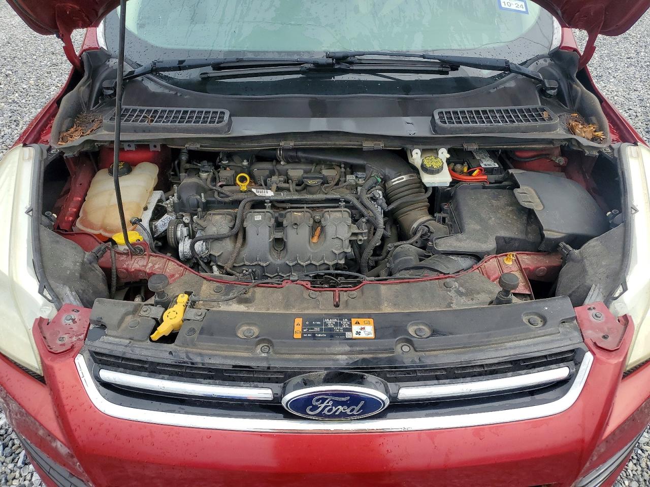 2015 Ford Escape Titanium Maroon vin: 1FMCU0J99FUA42310