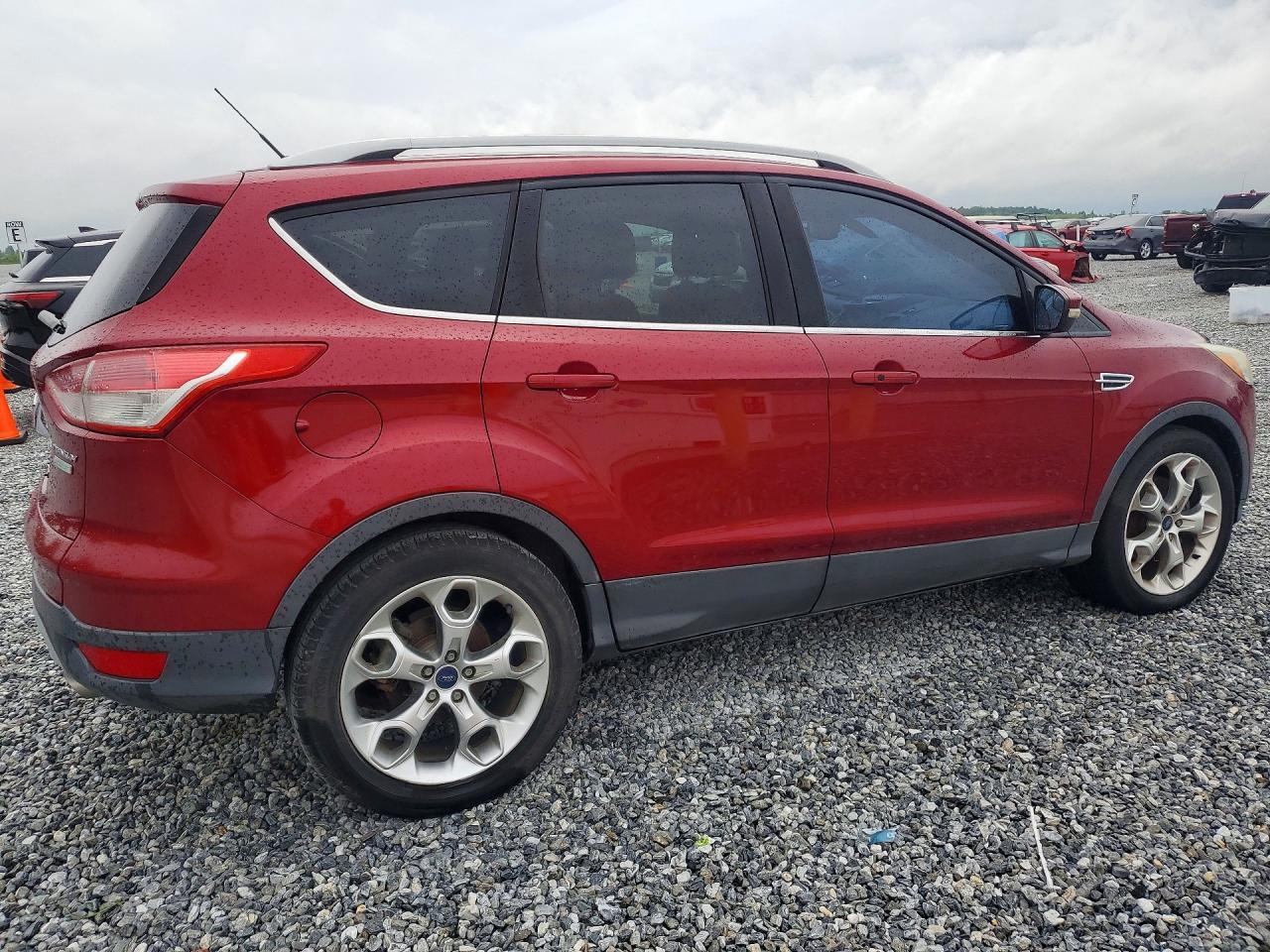 2015 Ford Escape Titanium Maroon vin: 1FMCU0J99FUA42310