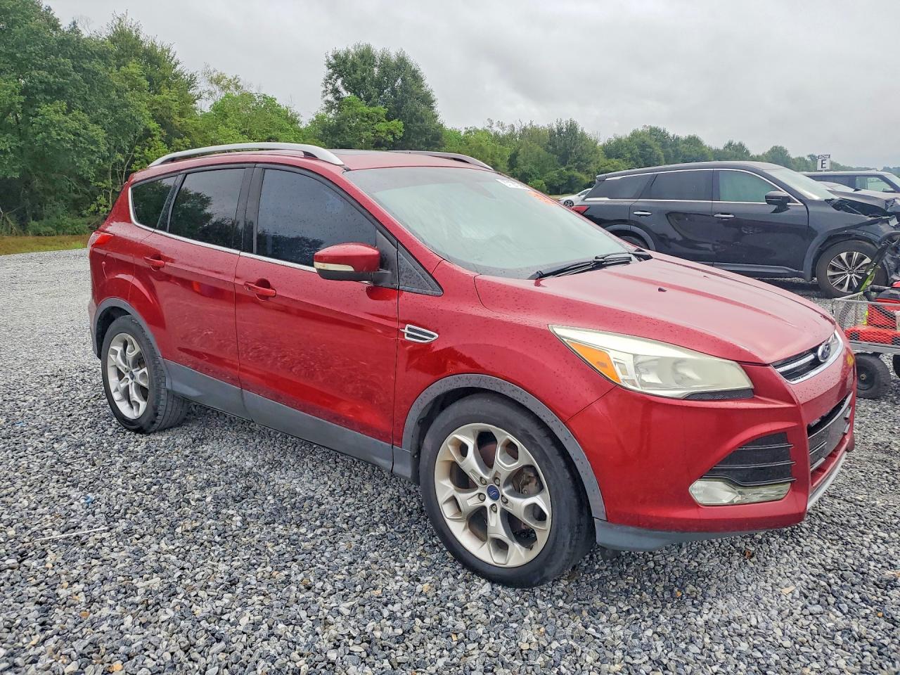 2015 Ford Escape Titanium Maroon vin: 1FMCU0J99FUA42310