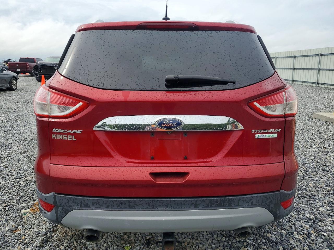 2015 Ford Escape Titanium Maroon vin: 1FMCU0J99FUA42310