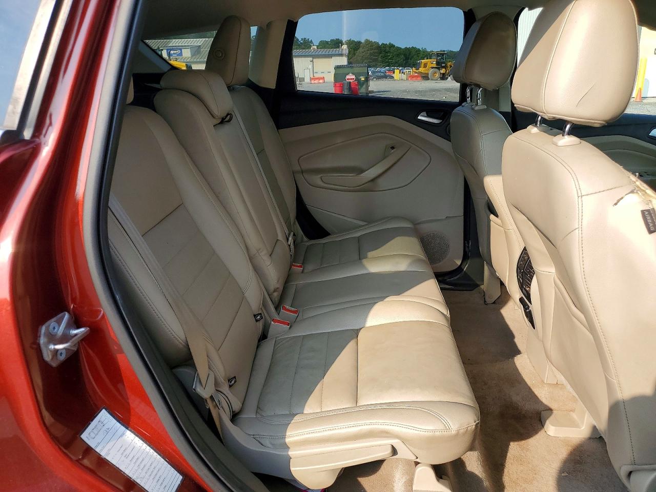 2015 Ford Escape Titanium Burgundy vin: 1FMCU0J99FUA69023