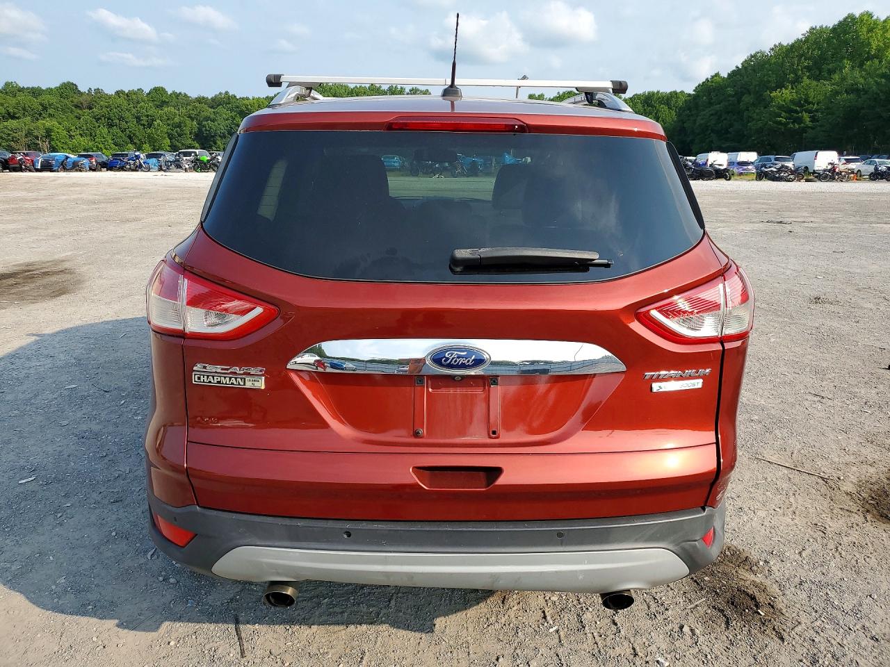 2015 Ford Escape Titanium Burgundy vin: 1FMCU0J99FUA69023