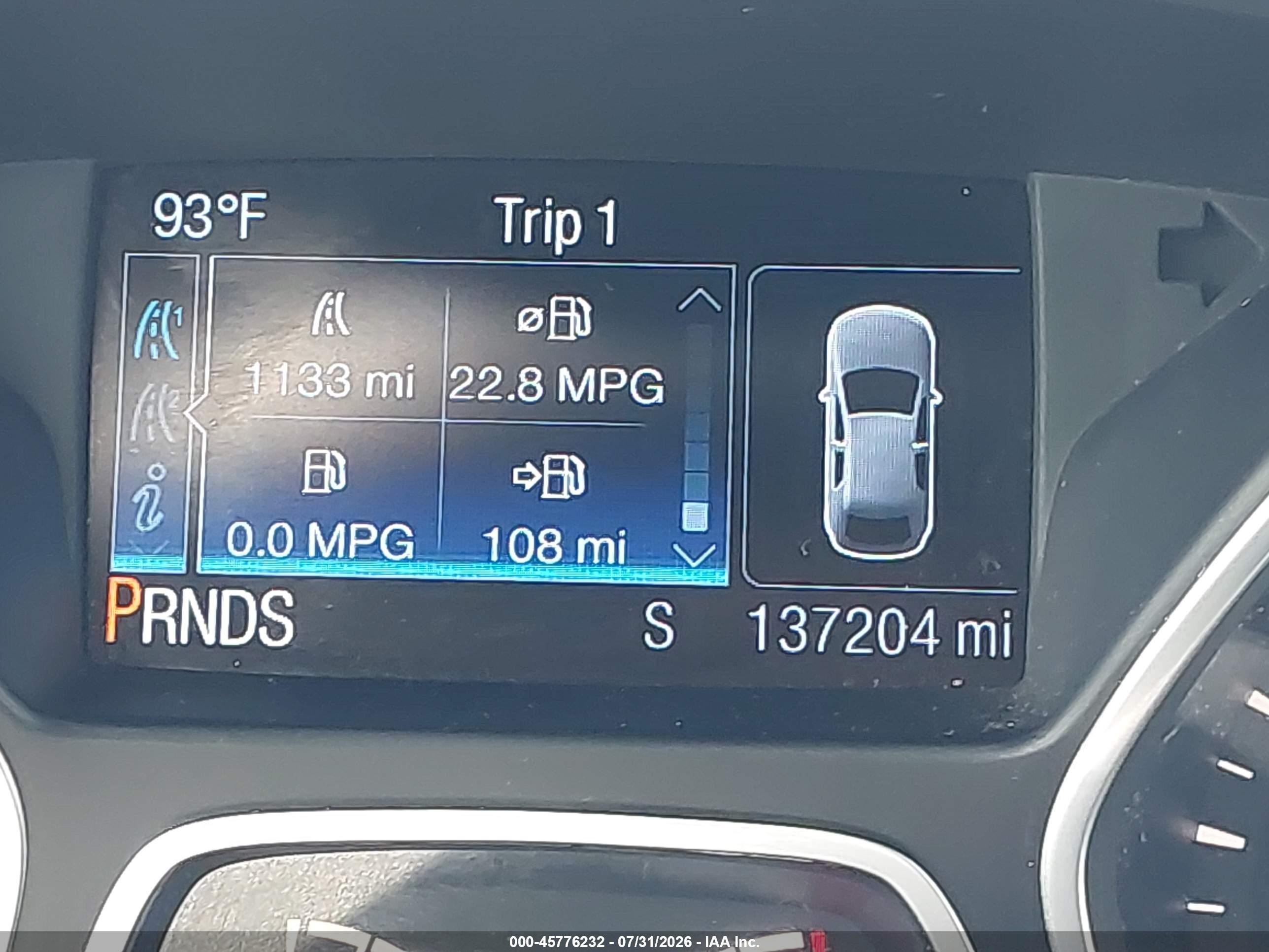 2015 Ford Escape Titanium White vin: 1FMCU0J99FUA99025