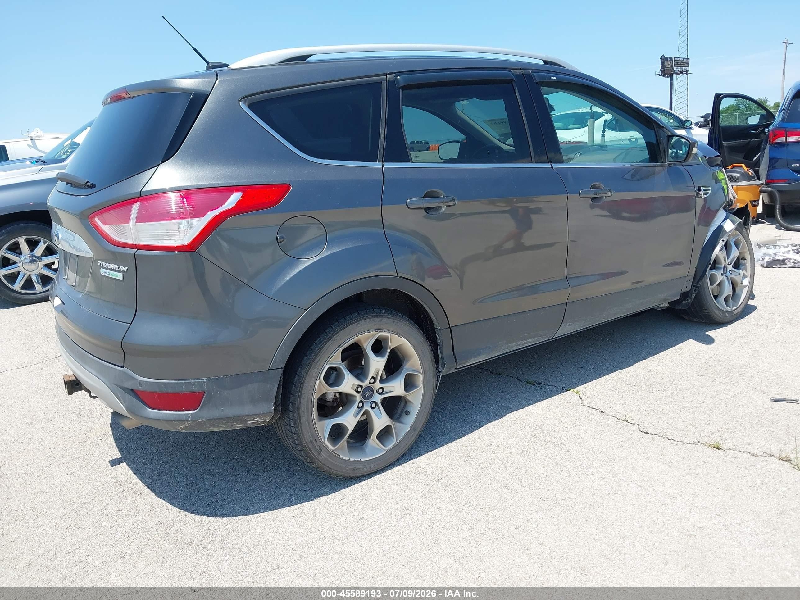 2015 Ford Escape Titanium Gray vin: 1FMCU0J99FUC01780