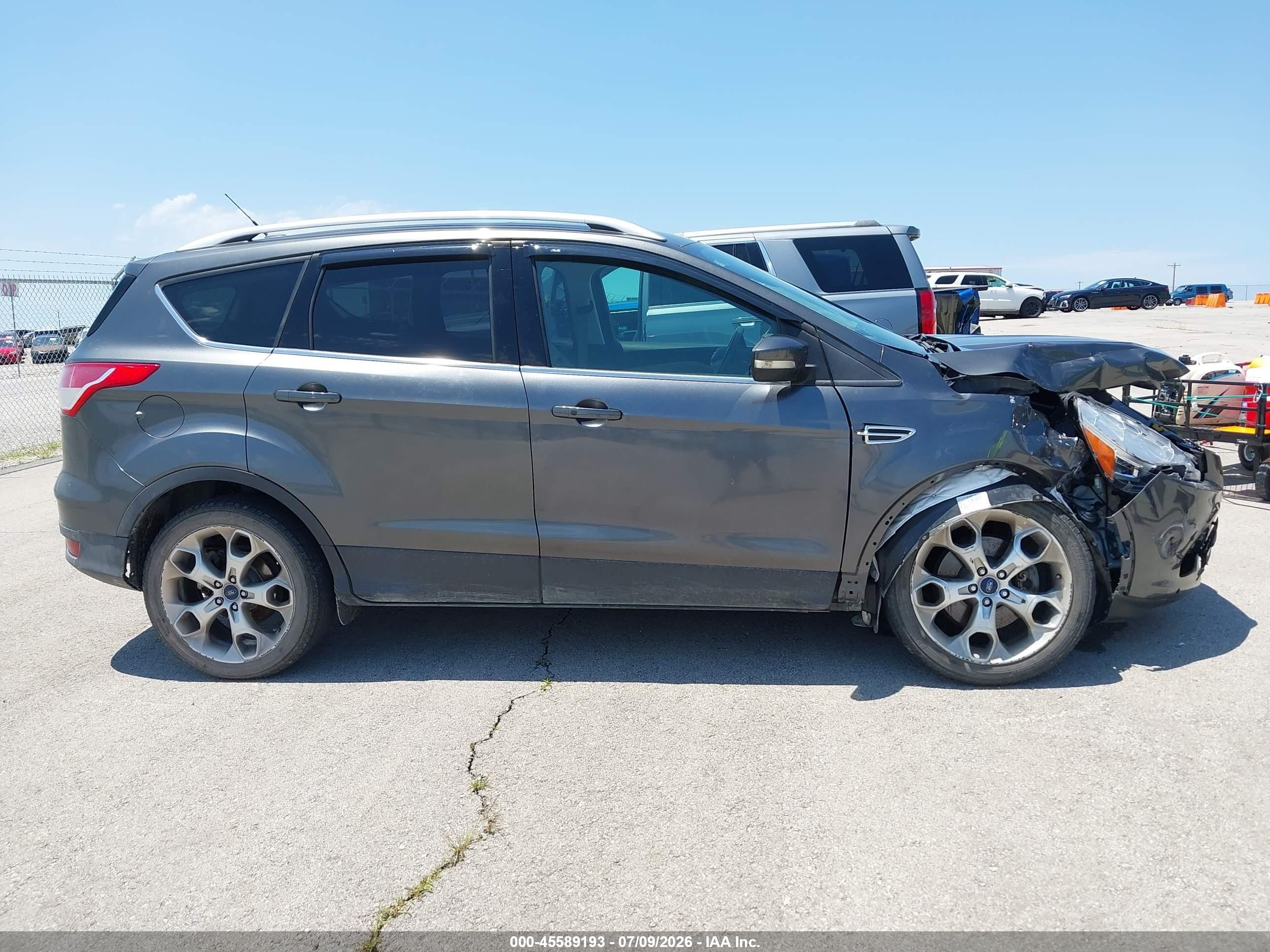 2015 Ford Escape Titanium Gray vin: 1FMCU0J99FUC01780