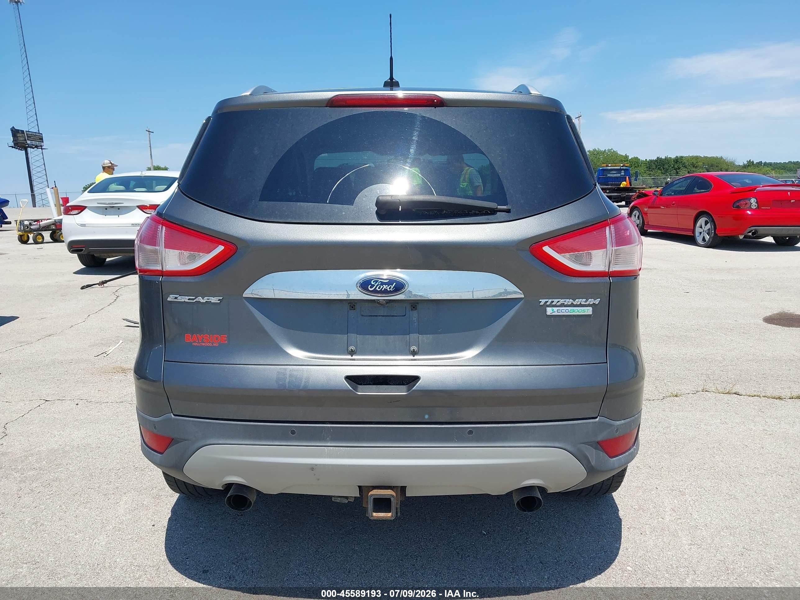 2015 Ford Escape Titanium Gray vin: 1FMCU0J99FUC01780