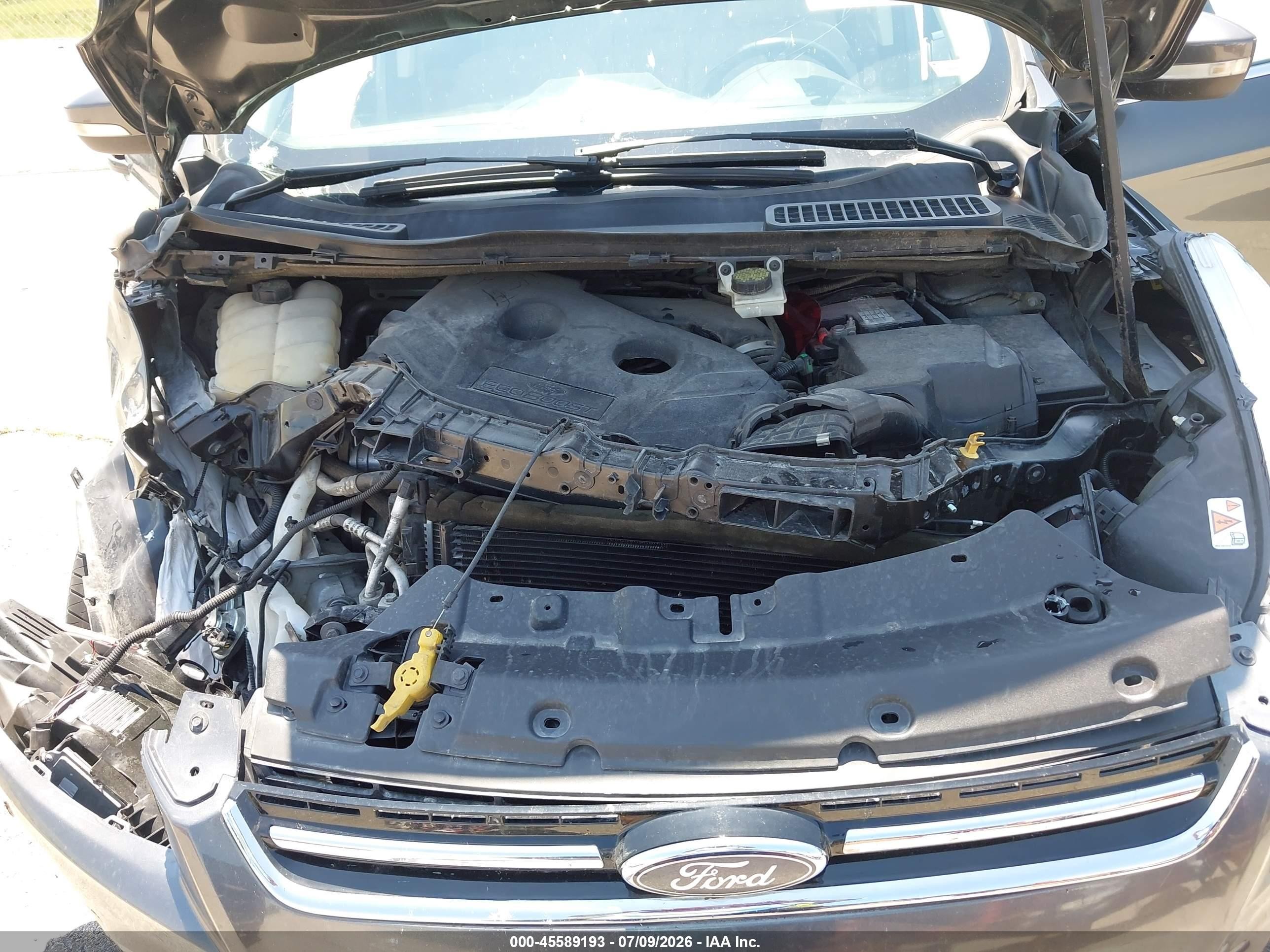 2015 Ford Escape Titanium Gray vin: 1FMCU0J99FUC01780