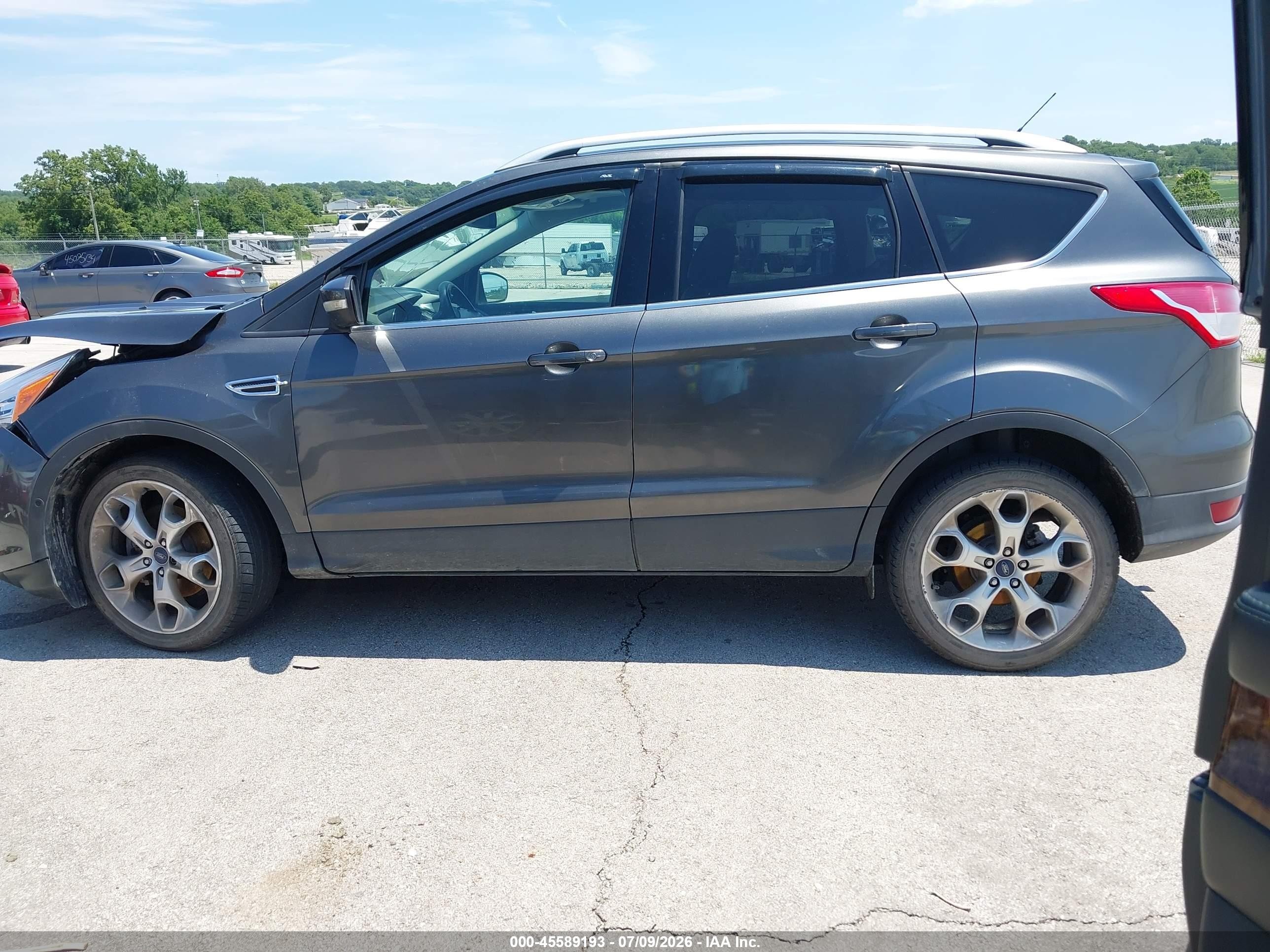 2015 Ford Escape Titanium Gray vin: 1FMCU0J99FUC01780