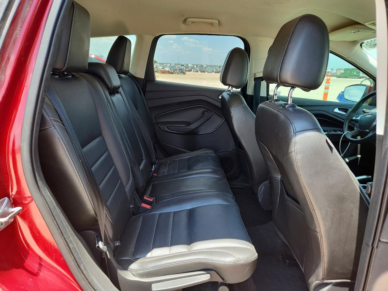 2015 Ford Escape Titanium Red vin: 1FMCU0J99FUC42684