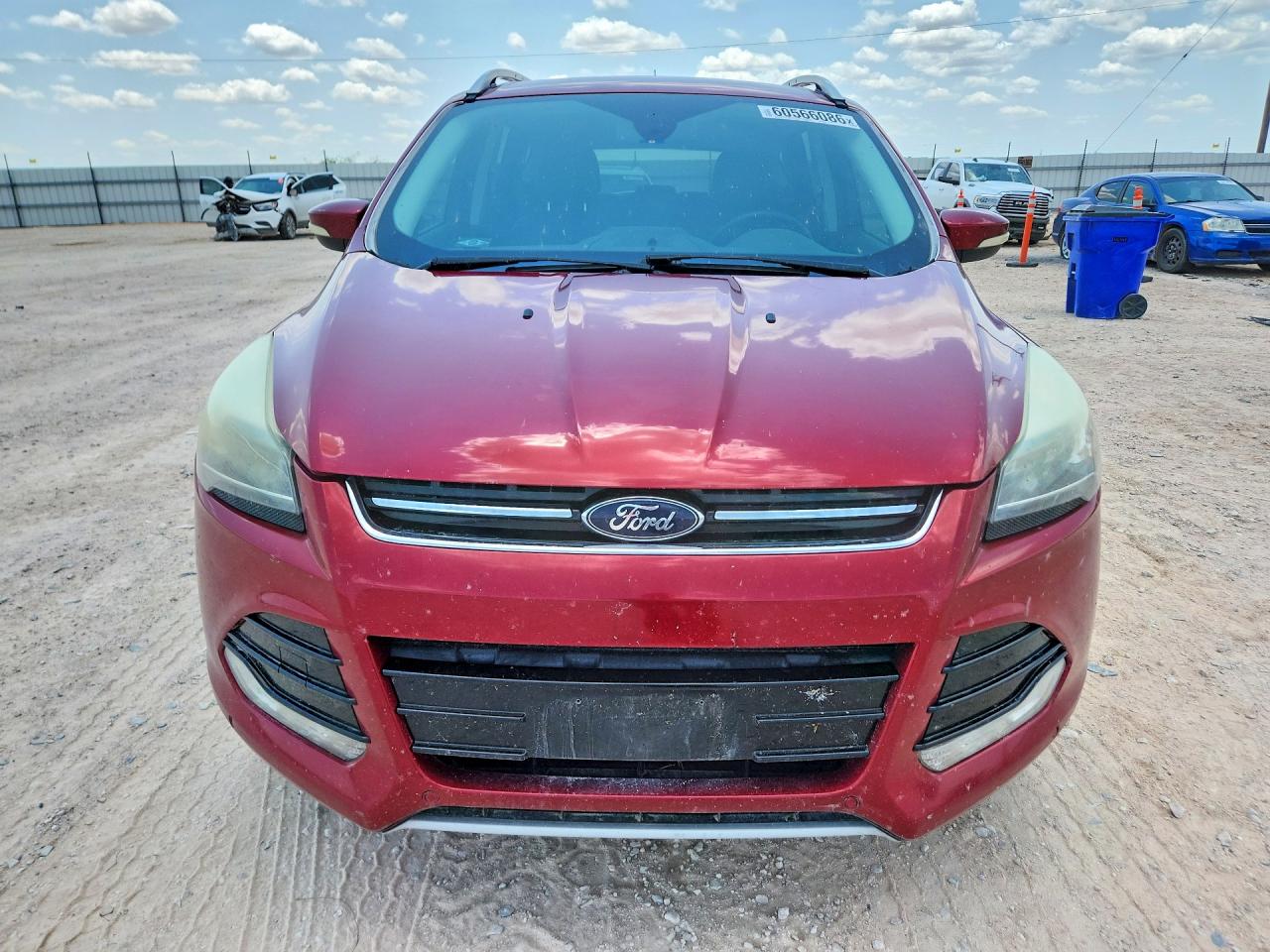 2015 Ford Escape Titanium Red vin: 1FMCU0J99FUC42684
