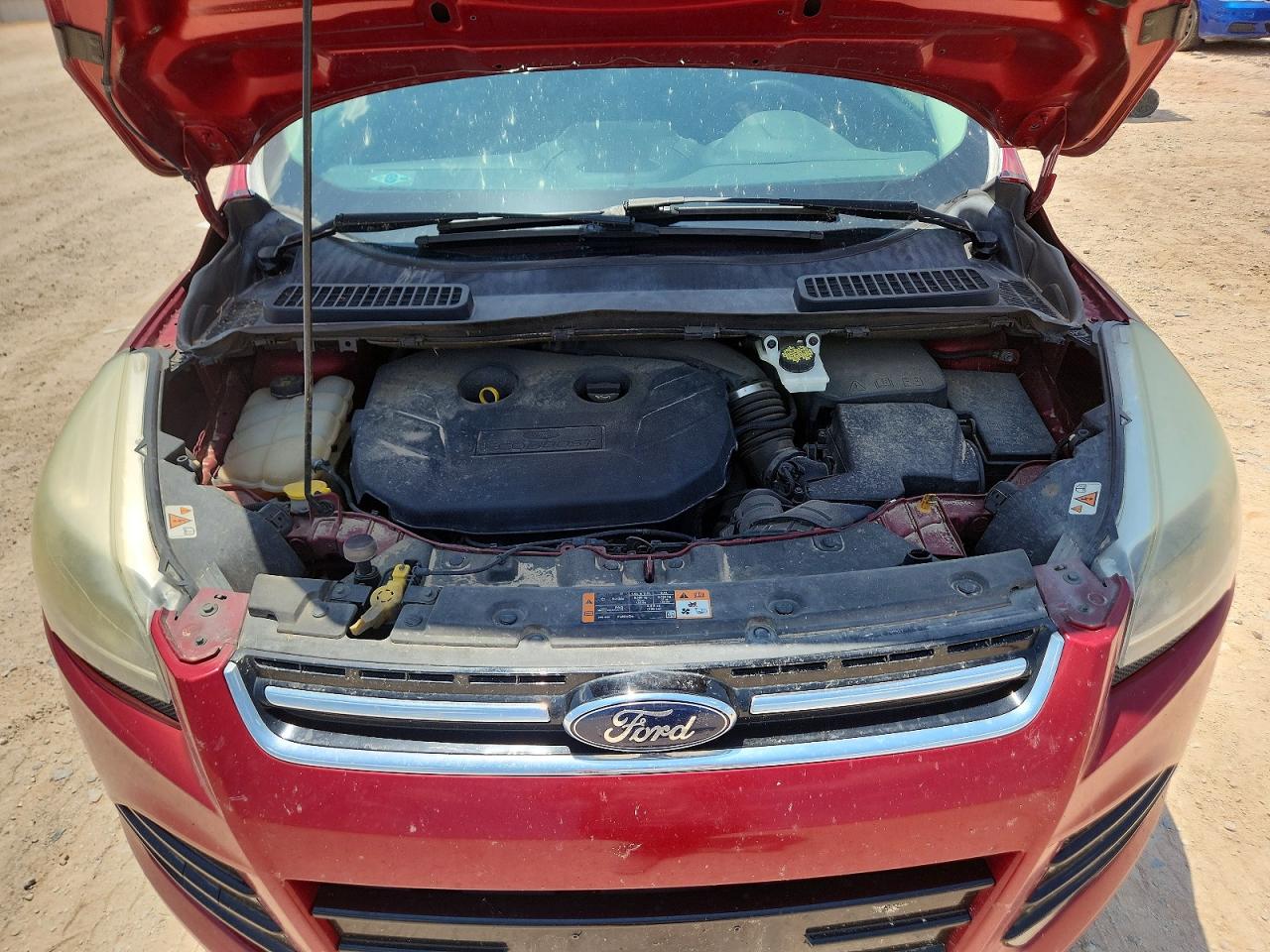 2015 Ford Escape Titanium Red vin: 1FMCU0J99FUC42684