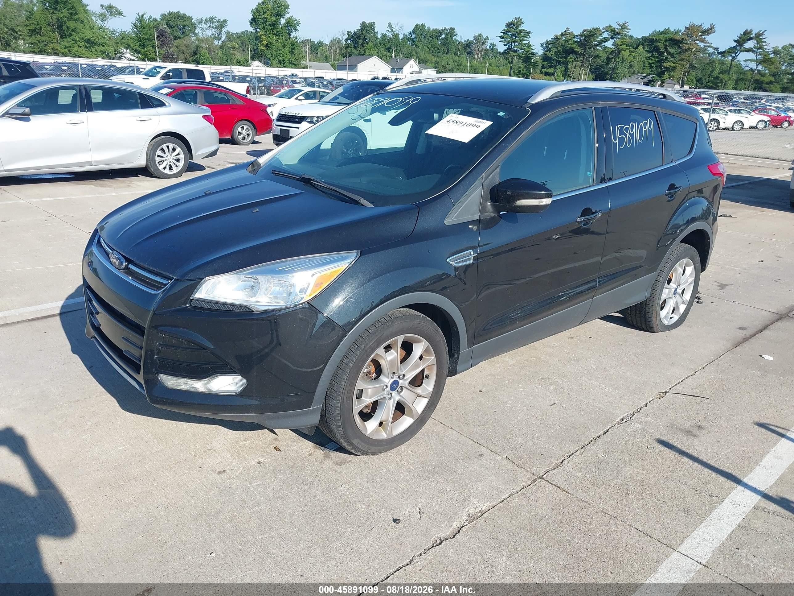2015 Ford Escape Titanium Black vin: 1FMCU0J99FUC59131
