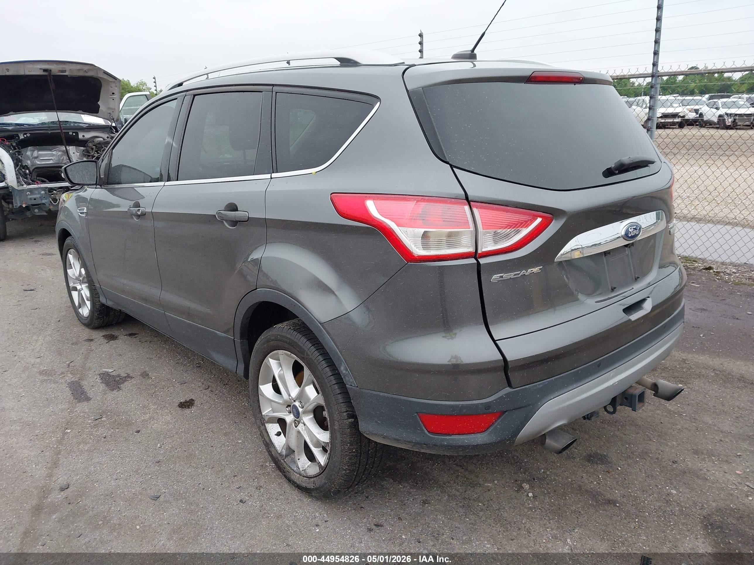 2015 Ford Escape Titanium Gray vin: 1FMCU0J99FUC59744