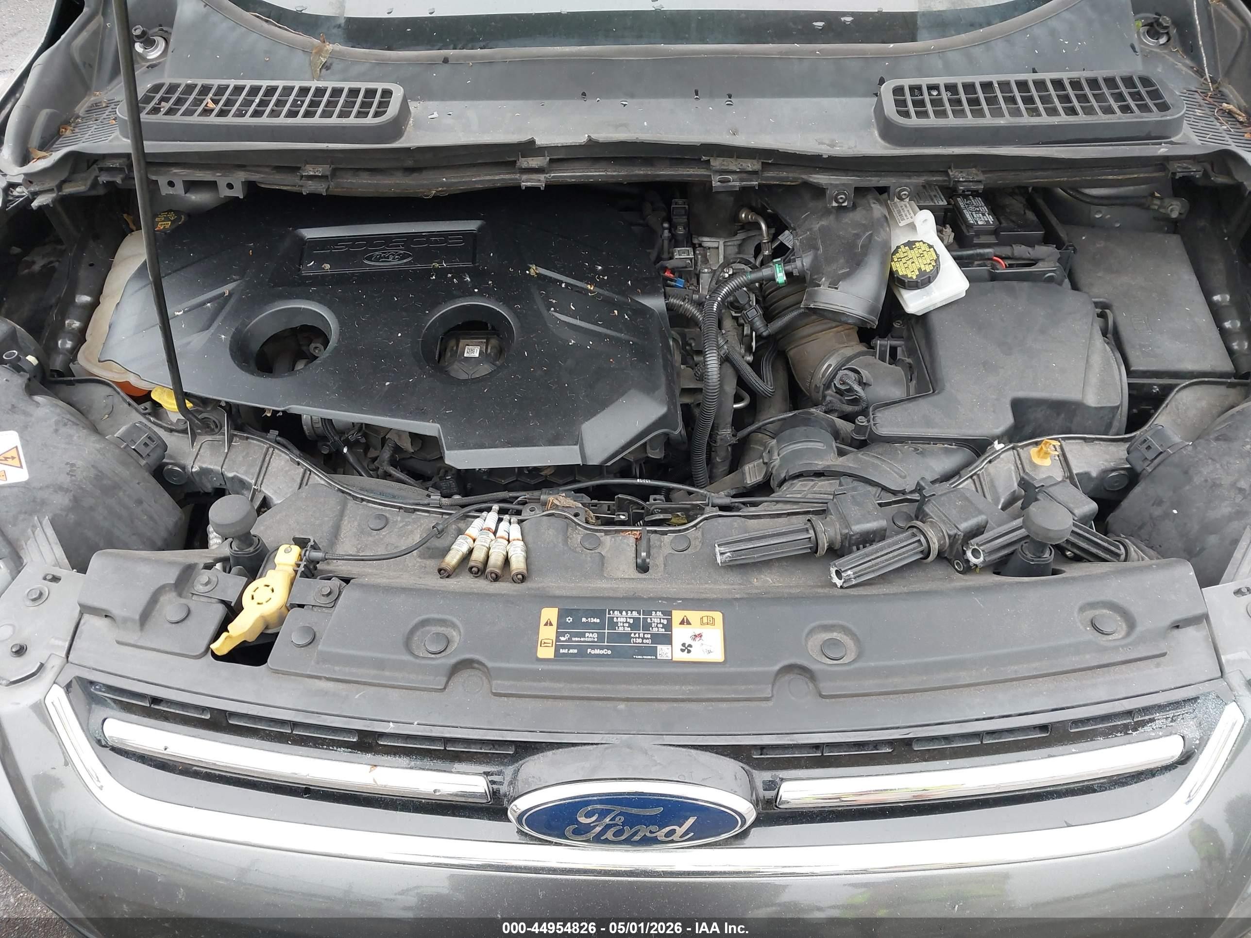 2015 Ford Escape Titanium Gray vin: 1FMCU0J99FUC59744