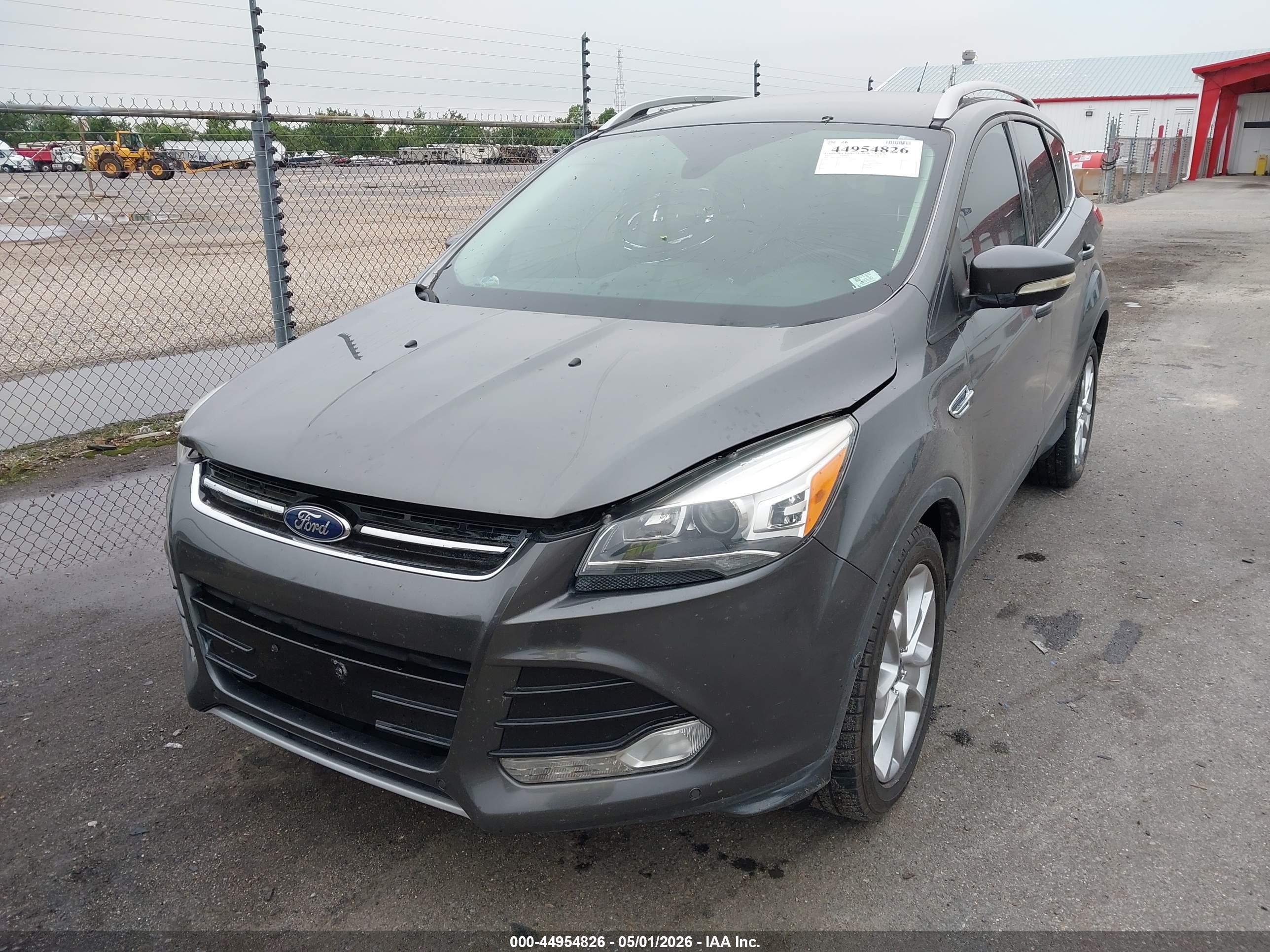2015 Ford Escape Titanium Gray vin: 1FMCU0J99FUC59744