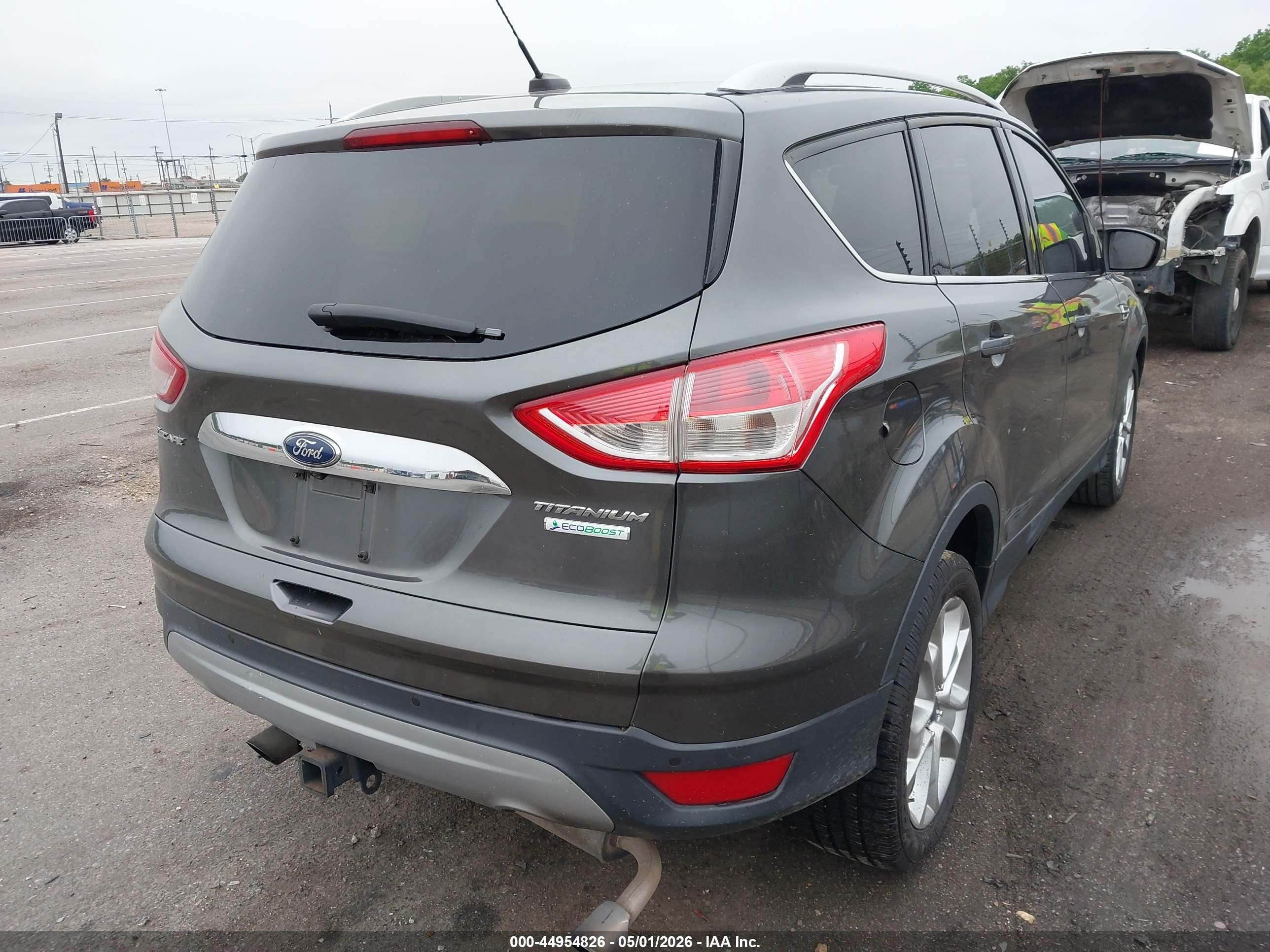 2015 Ford Escape Titanium Gray vin: 1FMCU0J99FUC59744