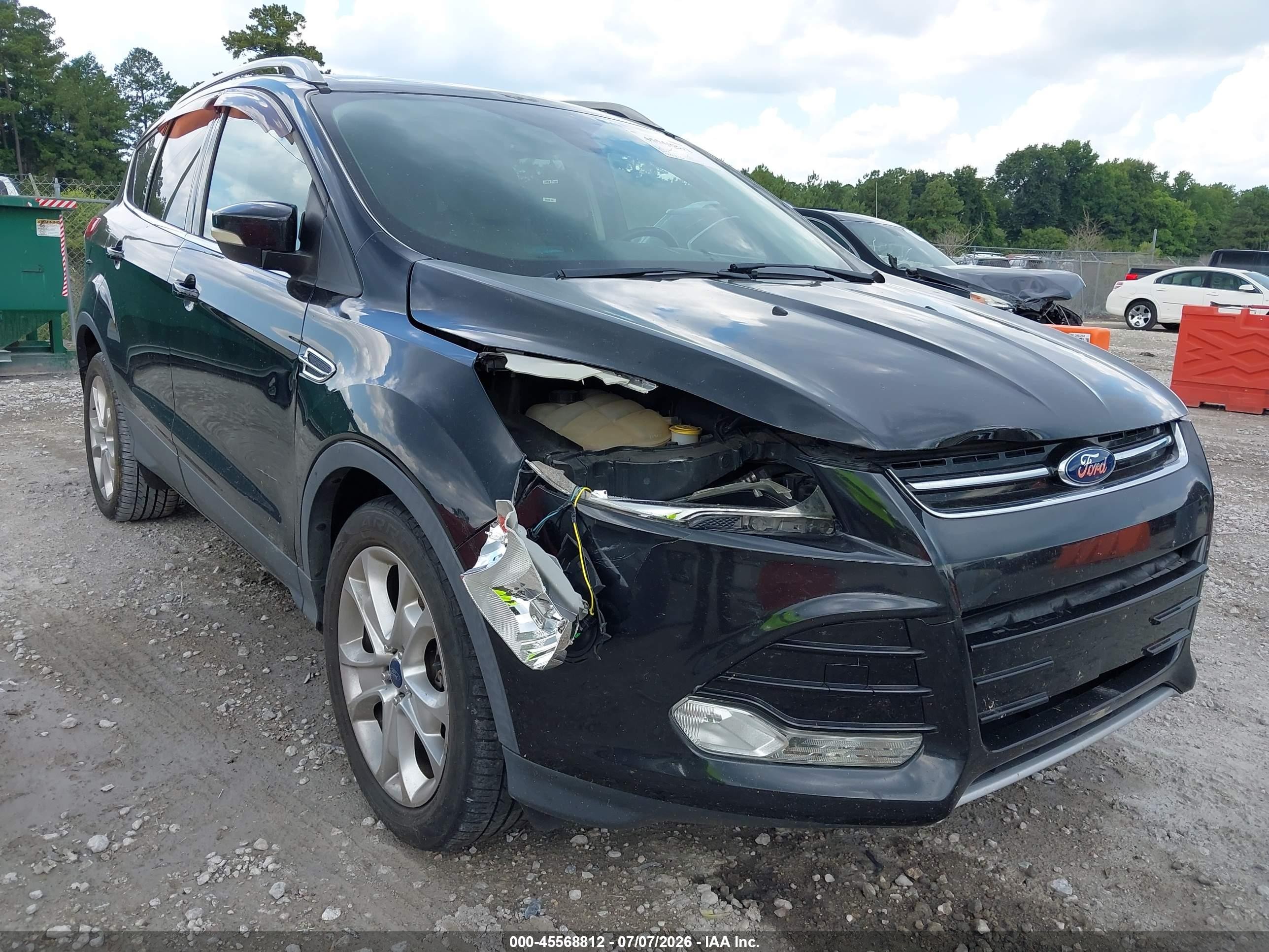 2015 Ford Escape Titanium Black vin: 1FMCU0J99FUC90220