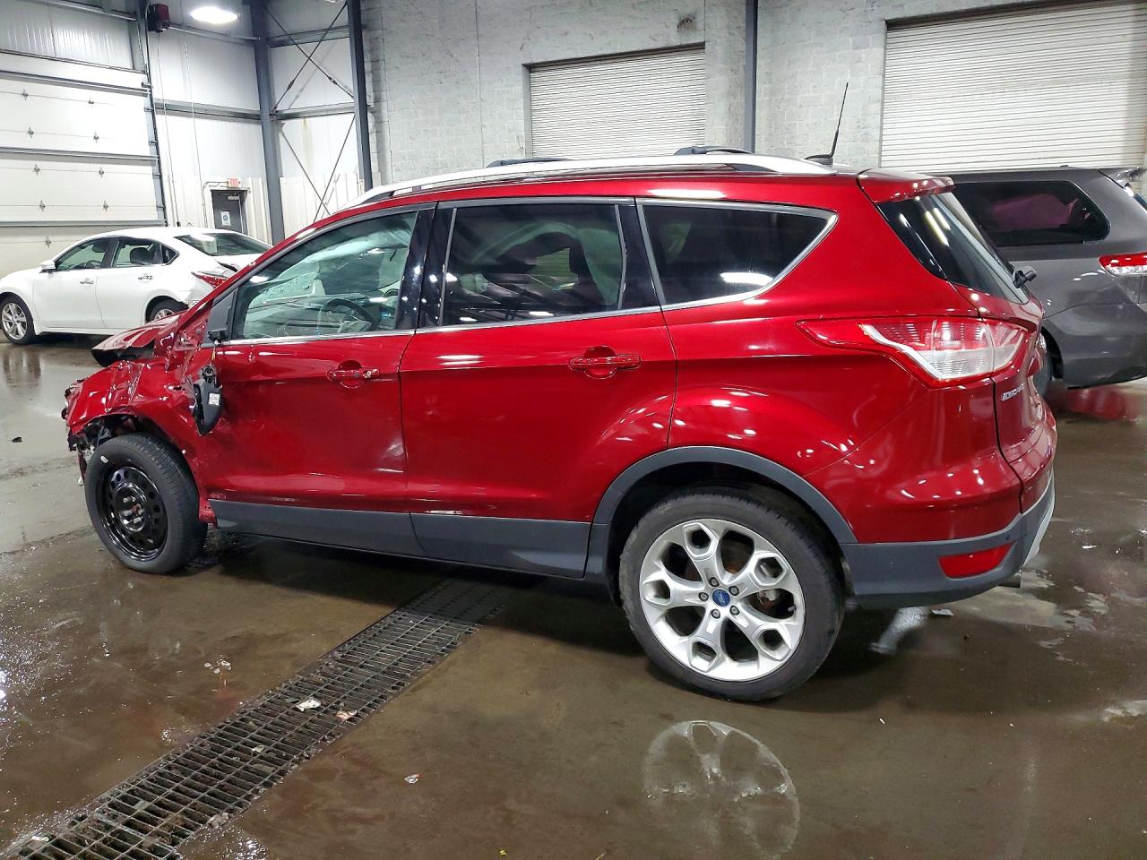 2013 Ford Escape Titanium Красный vin: 1FMCU0J9XDUA92212