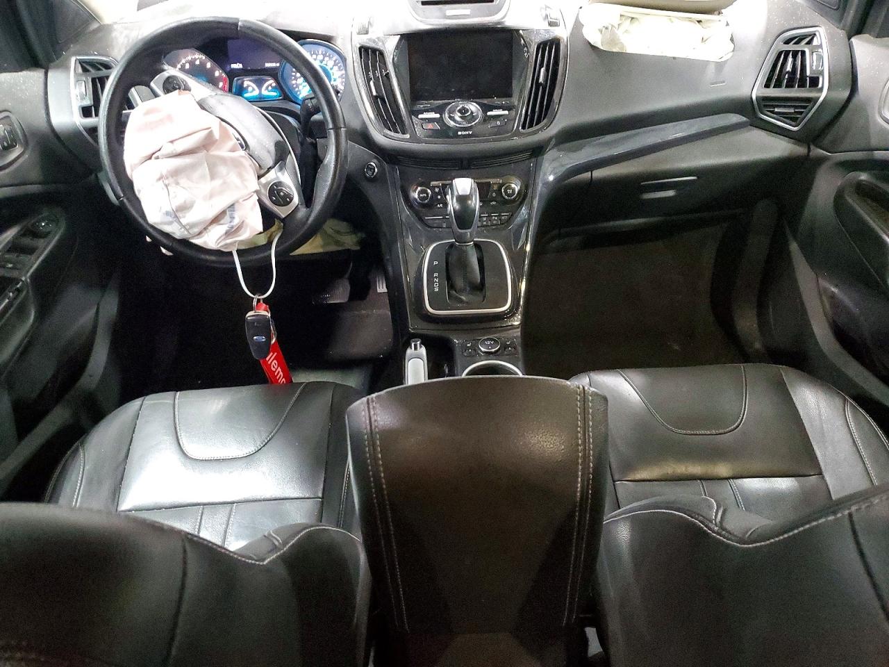 2013 Ford Escape Titanium Красный vin: 1FMCU0J9XDUA92212