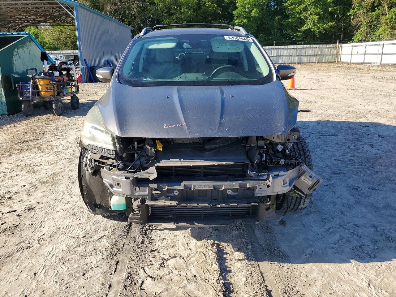 2014 Ford Escape Titanium Gray vin: 1FMCU0J9XEUA27636