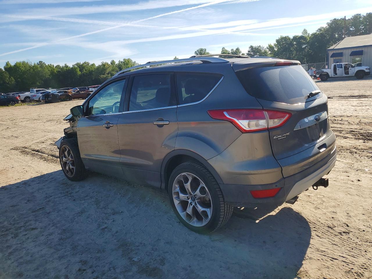 2014 Ford Escape Titanium Gray vin: 1FMCU0J9XEUA27636