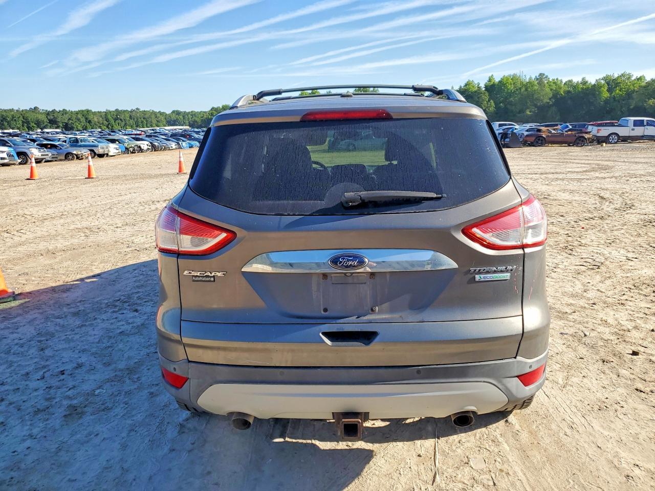 2014 Ford Escape Titanium Gray vin: 1FMCU0J9XEUA27636