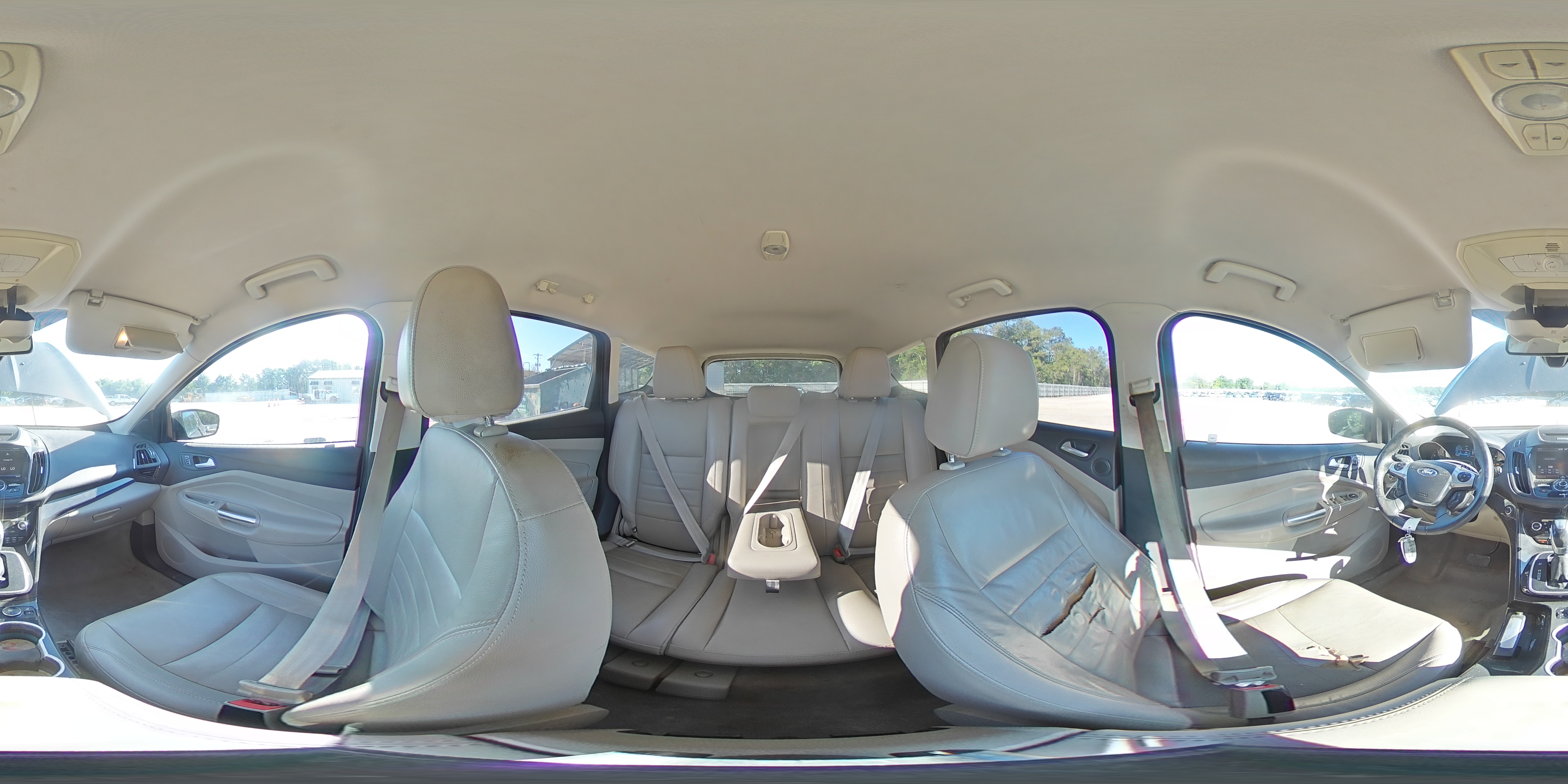 2014 Ford Escape Titanium Gray vin: 1FMCU0J9XEUA27636