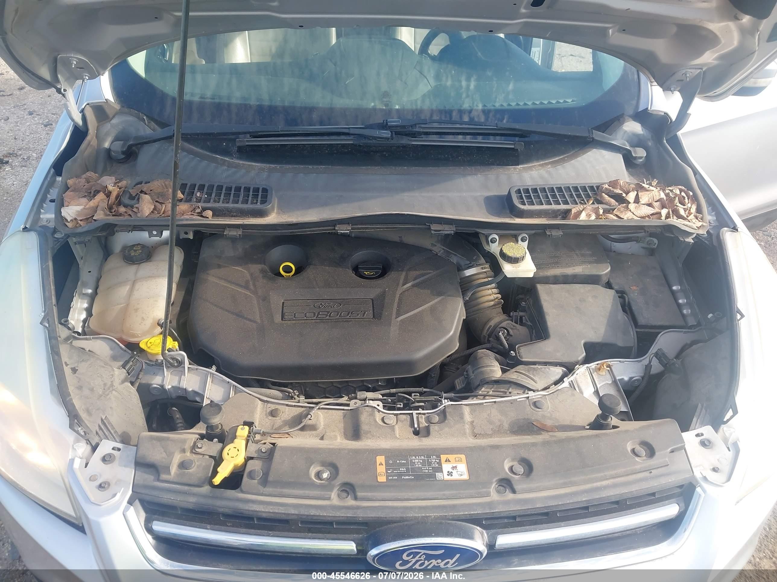 2014 Ford Escape Titanium Серебряный vin: 1FMCU0J9XEUA79493