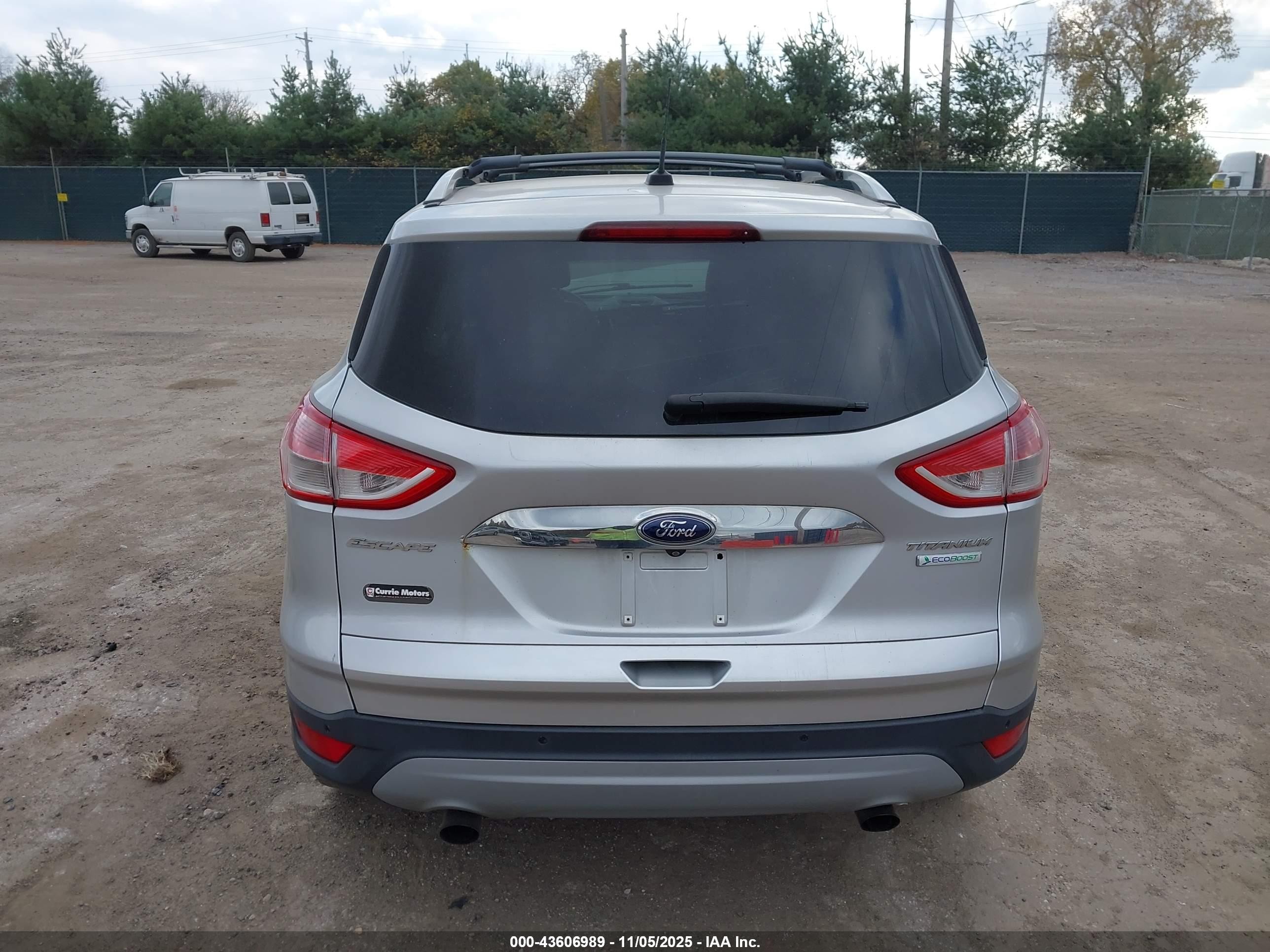 2014 Ford Escape Titanium Silver vin: 1FMCU0J9XEUA83690