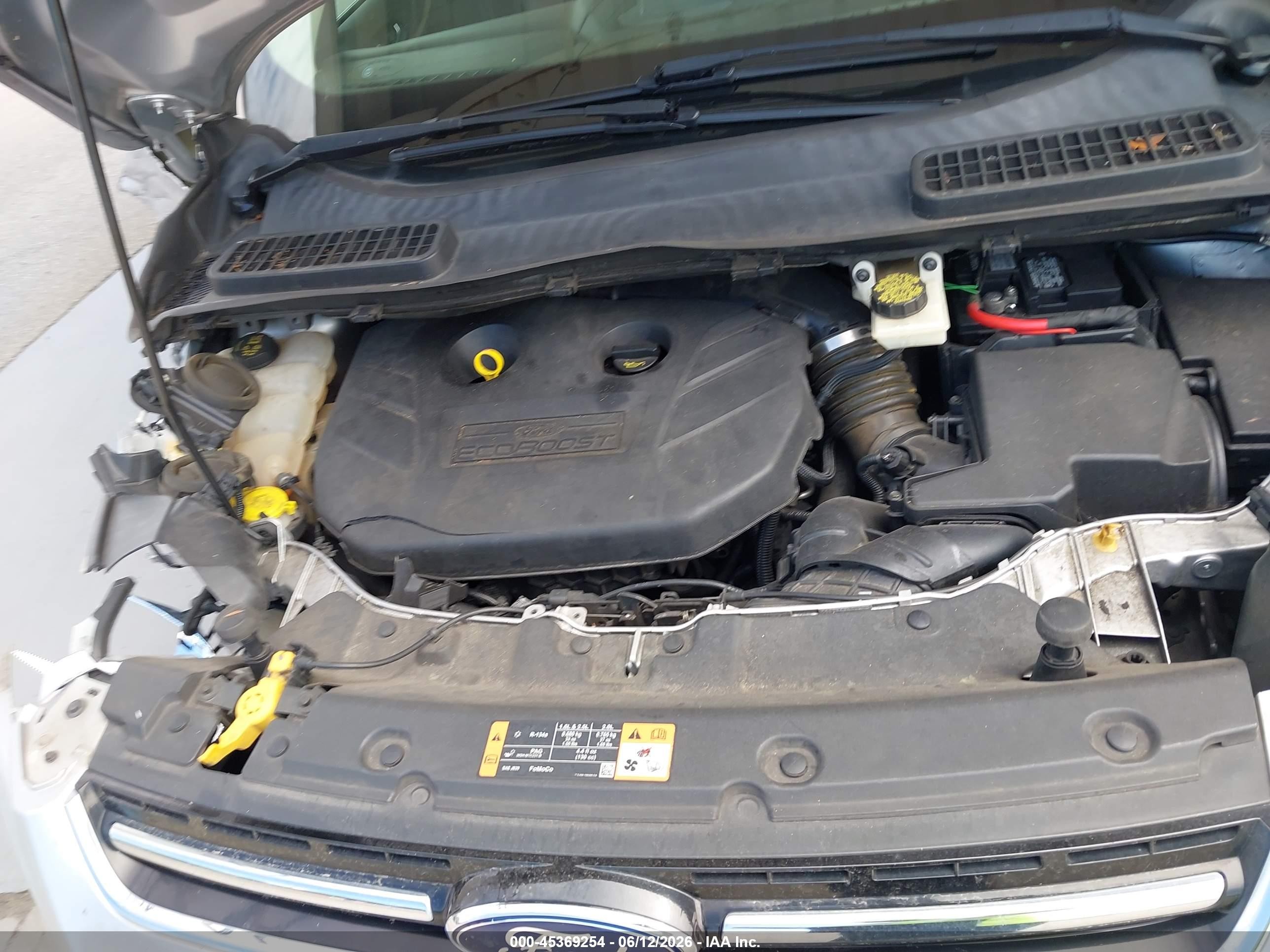 2014 Ford Escape Titanium Silver vin: 1FMCU0J9XEUB55519