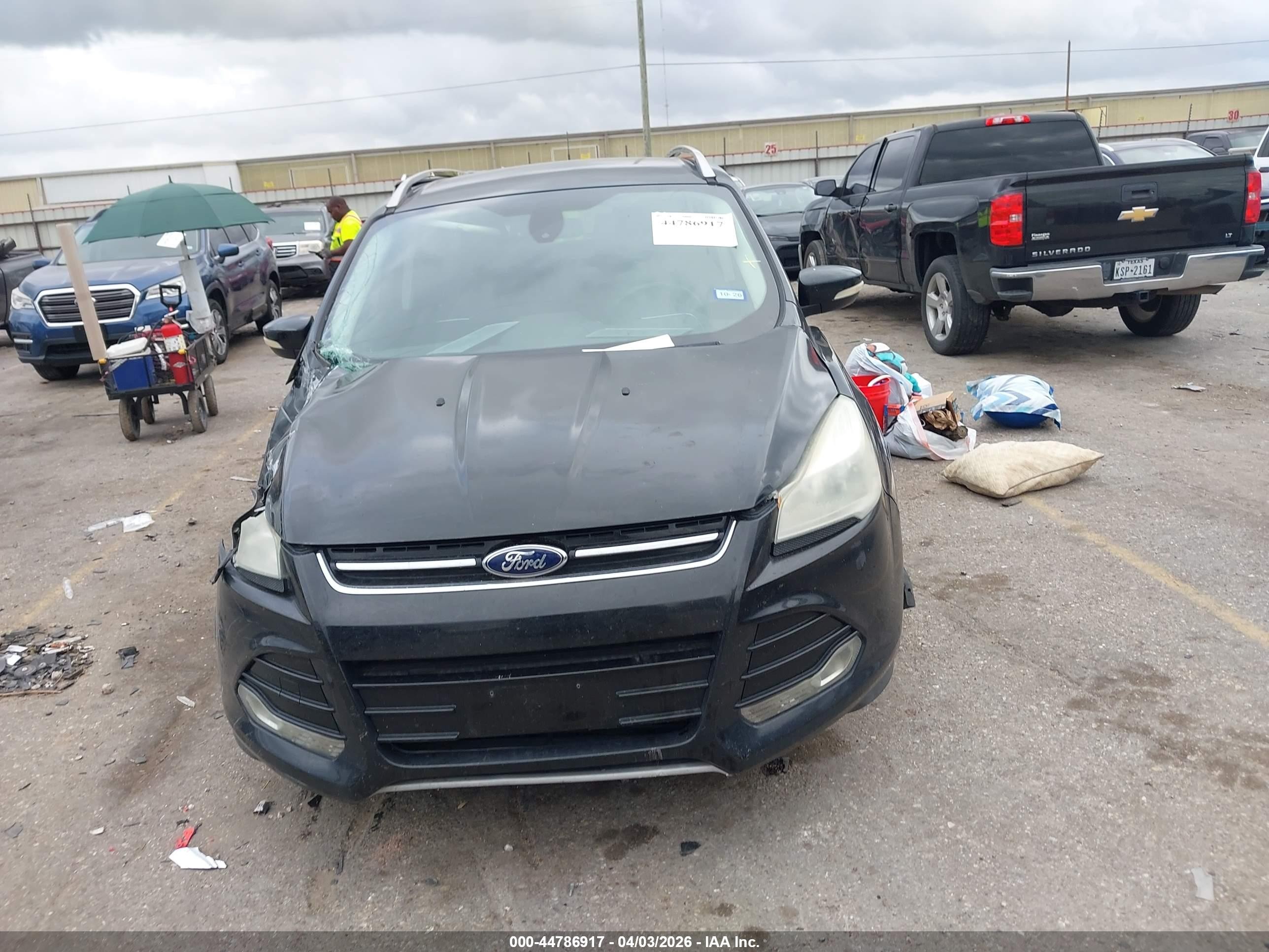 2014 Ford Escape Titanium Black vin: 1FMCU0J9XEUE12100