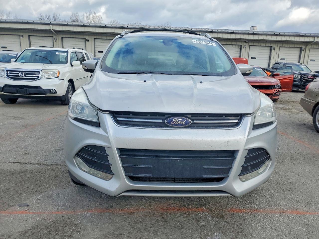 2015 Ford Escape Titanium Silver vin: 1FMCU0J9XFUA20221