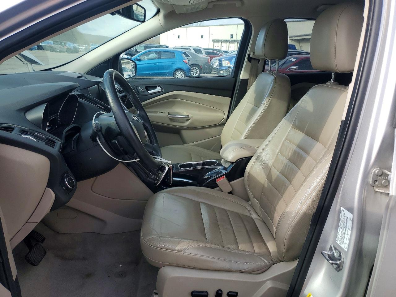 2015 Ford Escape Titanium Silver vin: 1FMCU0J9XFUA20221