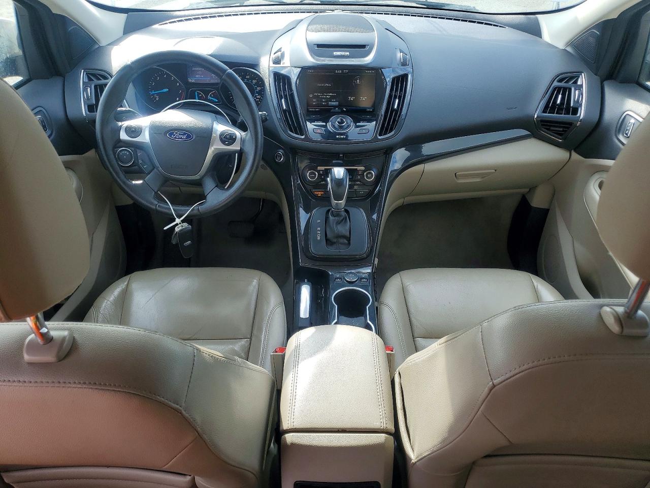 2015 Ford Escape Titanium Silver vin: 1FMCU0J9XFUA20221