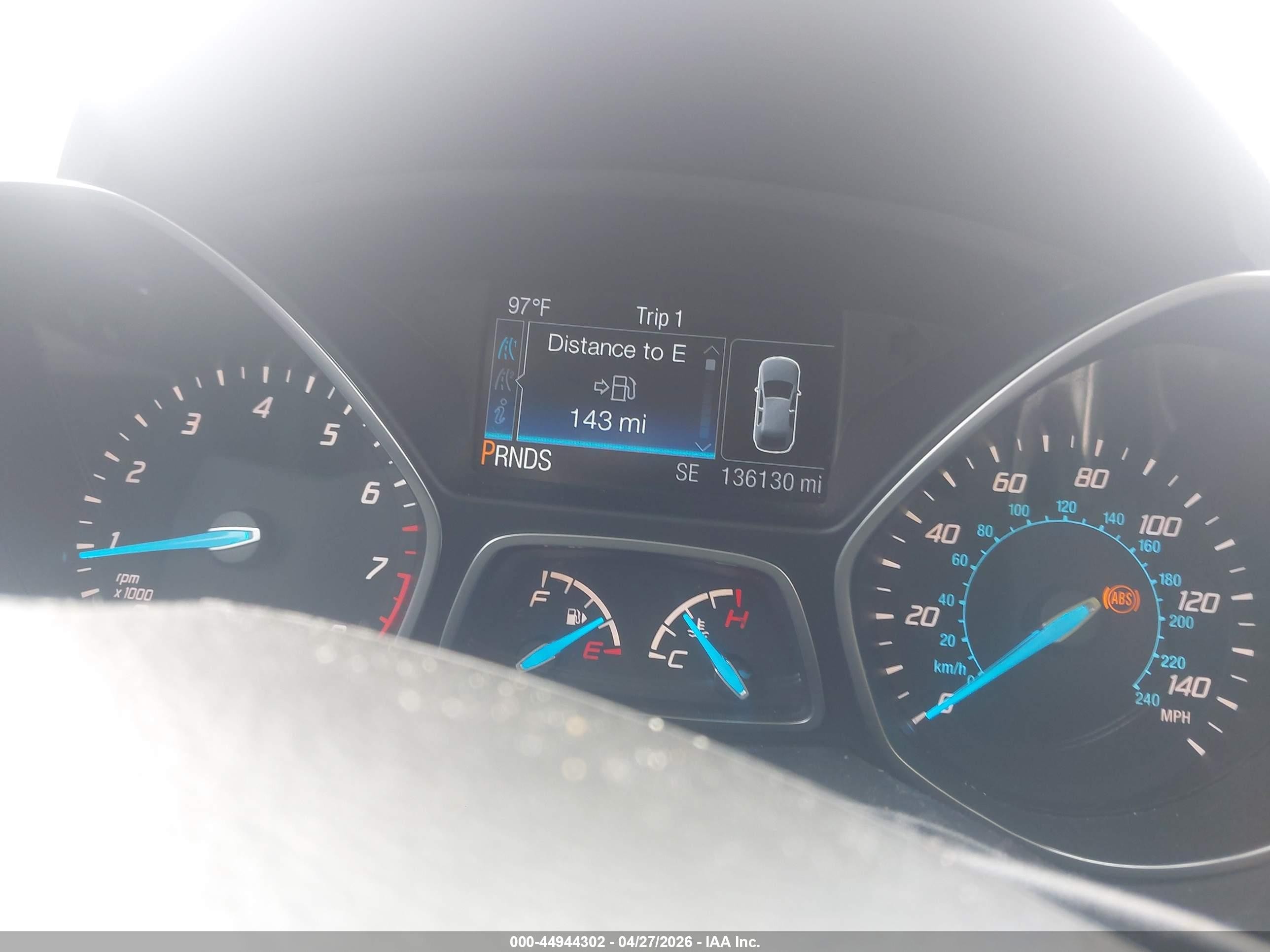 2015 Ford Escape Titanium Gray vin: 1FMCU0J9XFUB39595