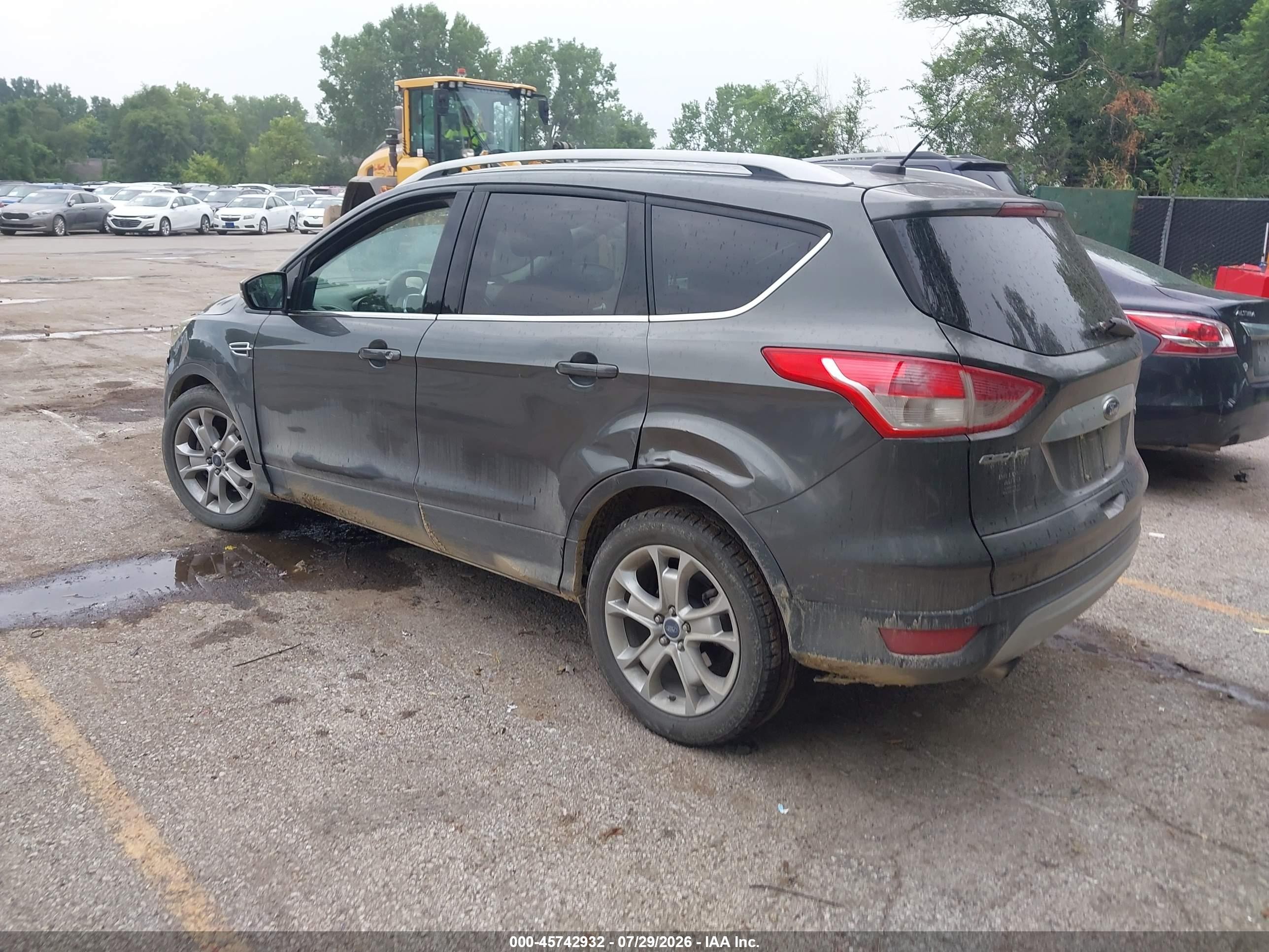 2015 Ford Escape Titanium Gray vin: 1FMCU0J9XFUB74945